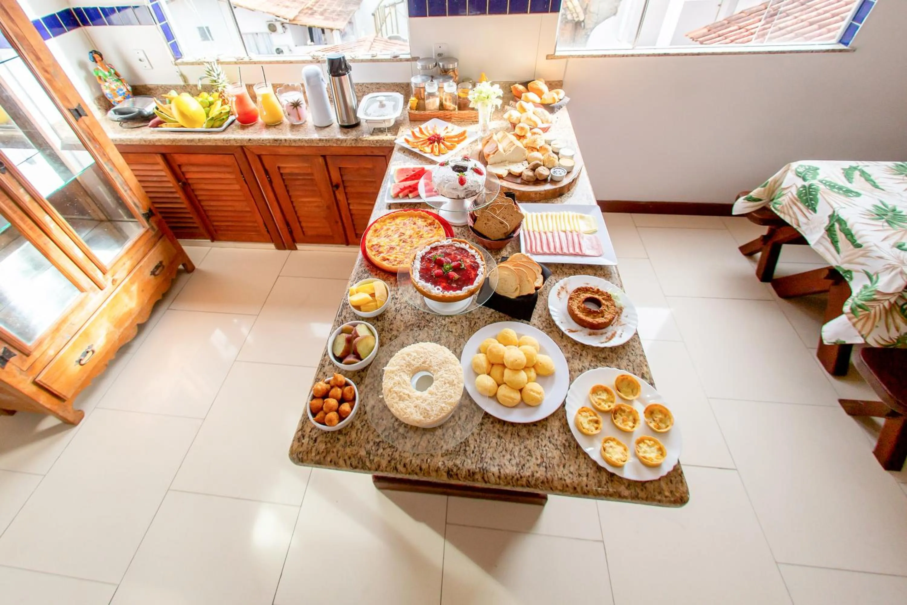 Breakfast in Pousada Flor do Arraial