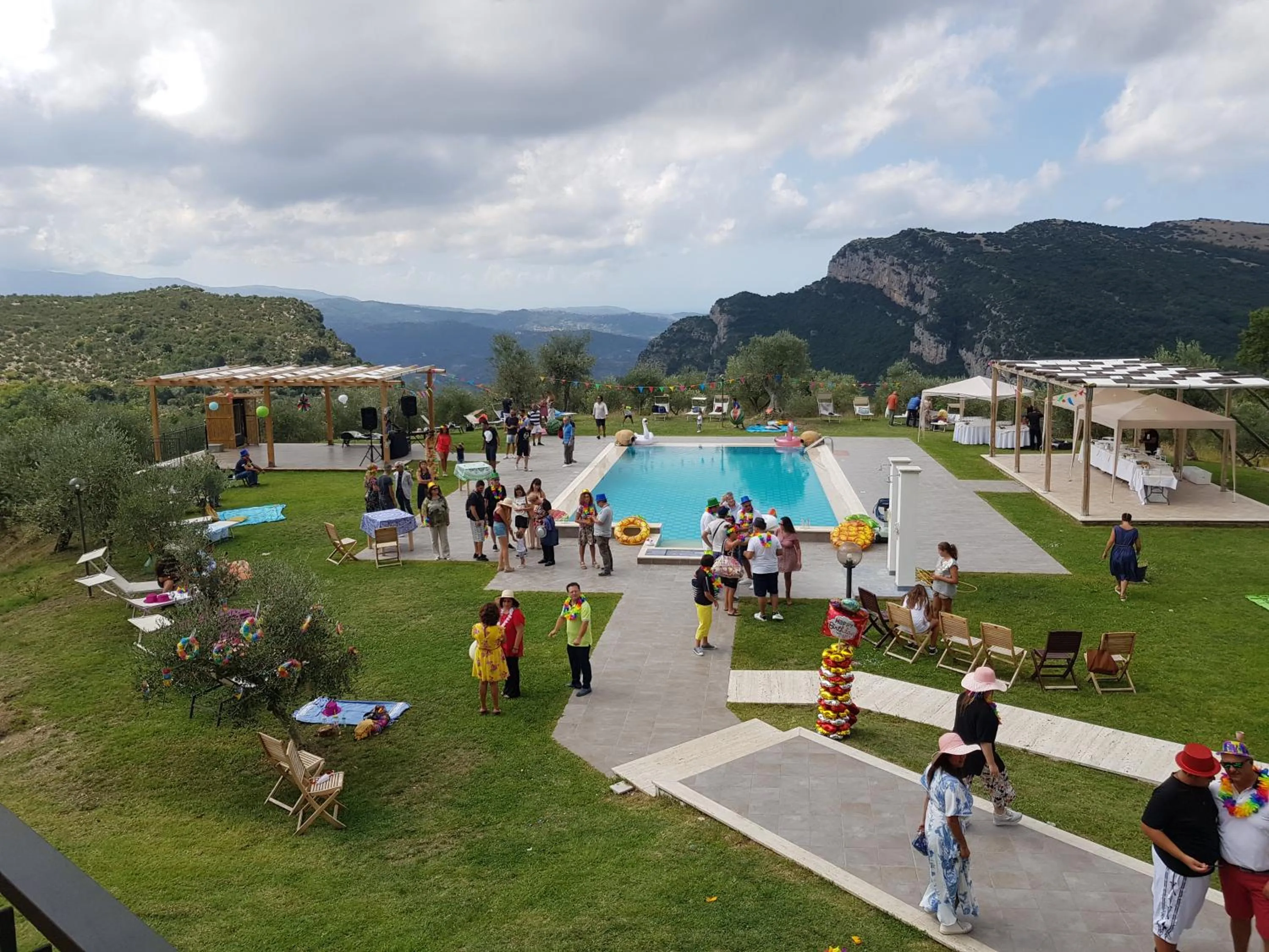 Pool view in L' Aia Resort