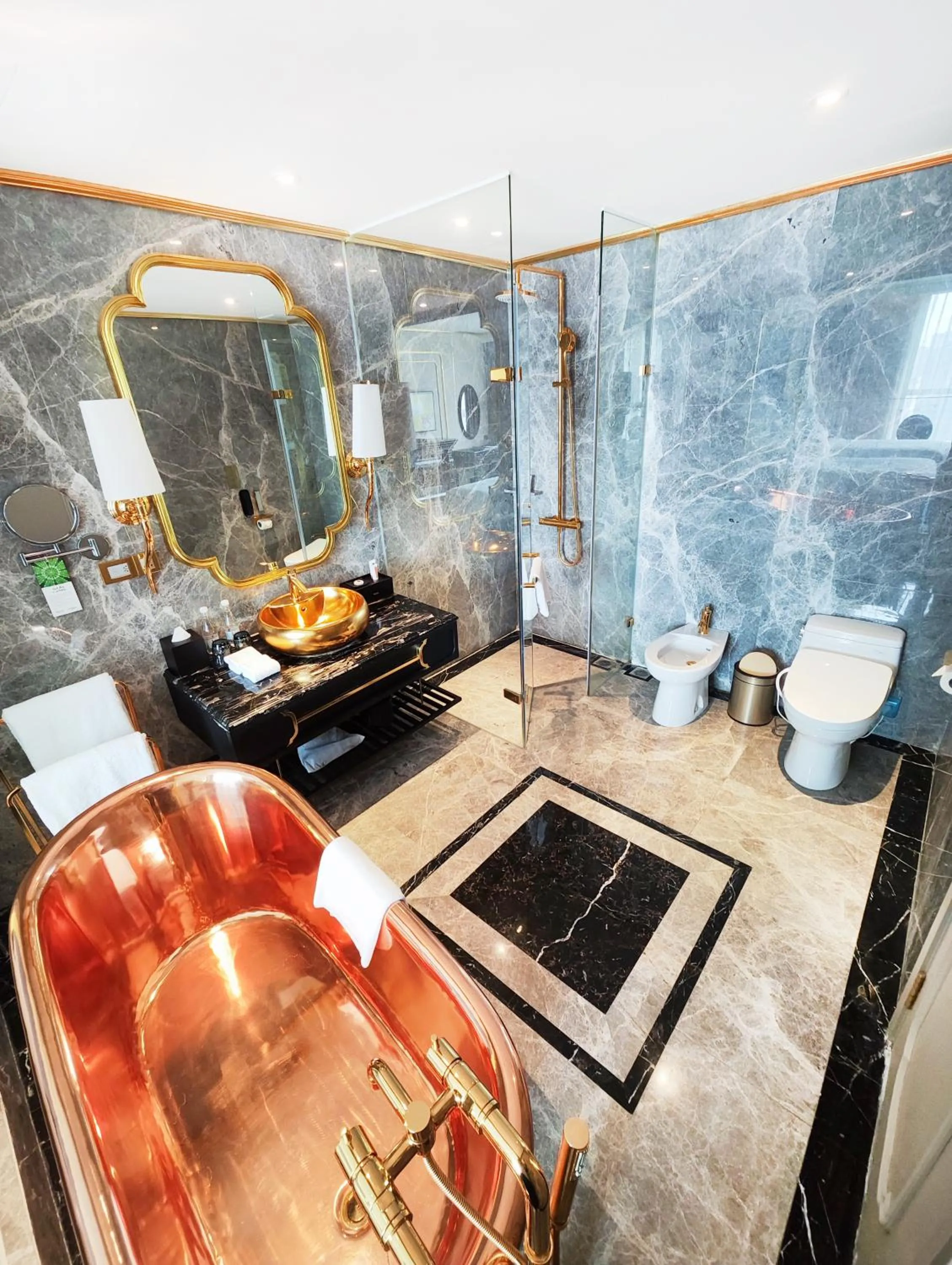 Bathroom in Dolce by Wyndham Hanoi Golden Lake