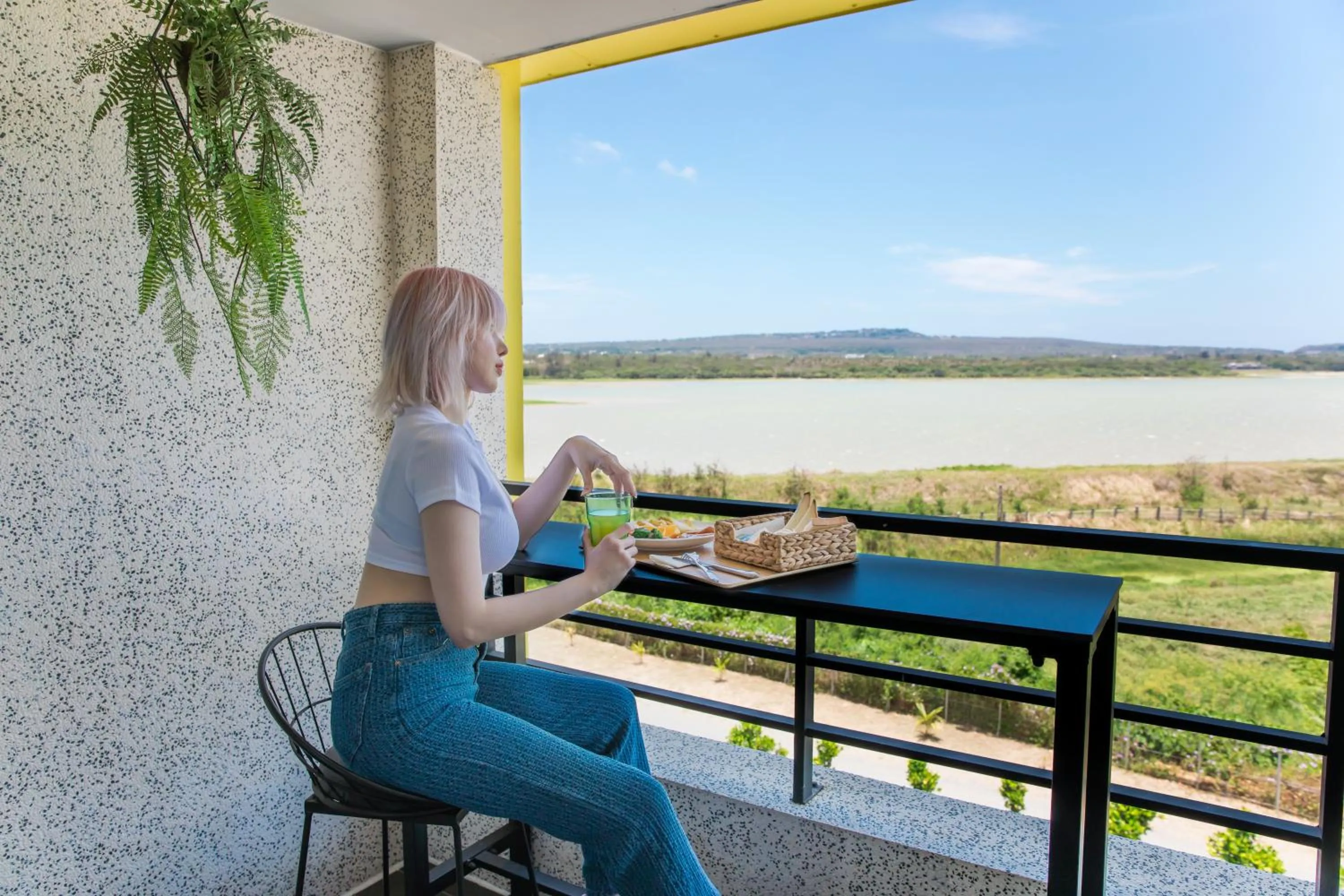 Patio in Lovestar Lakeside Hotel - Starlight Building