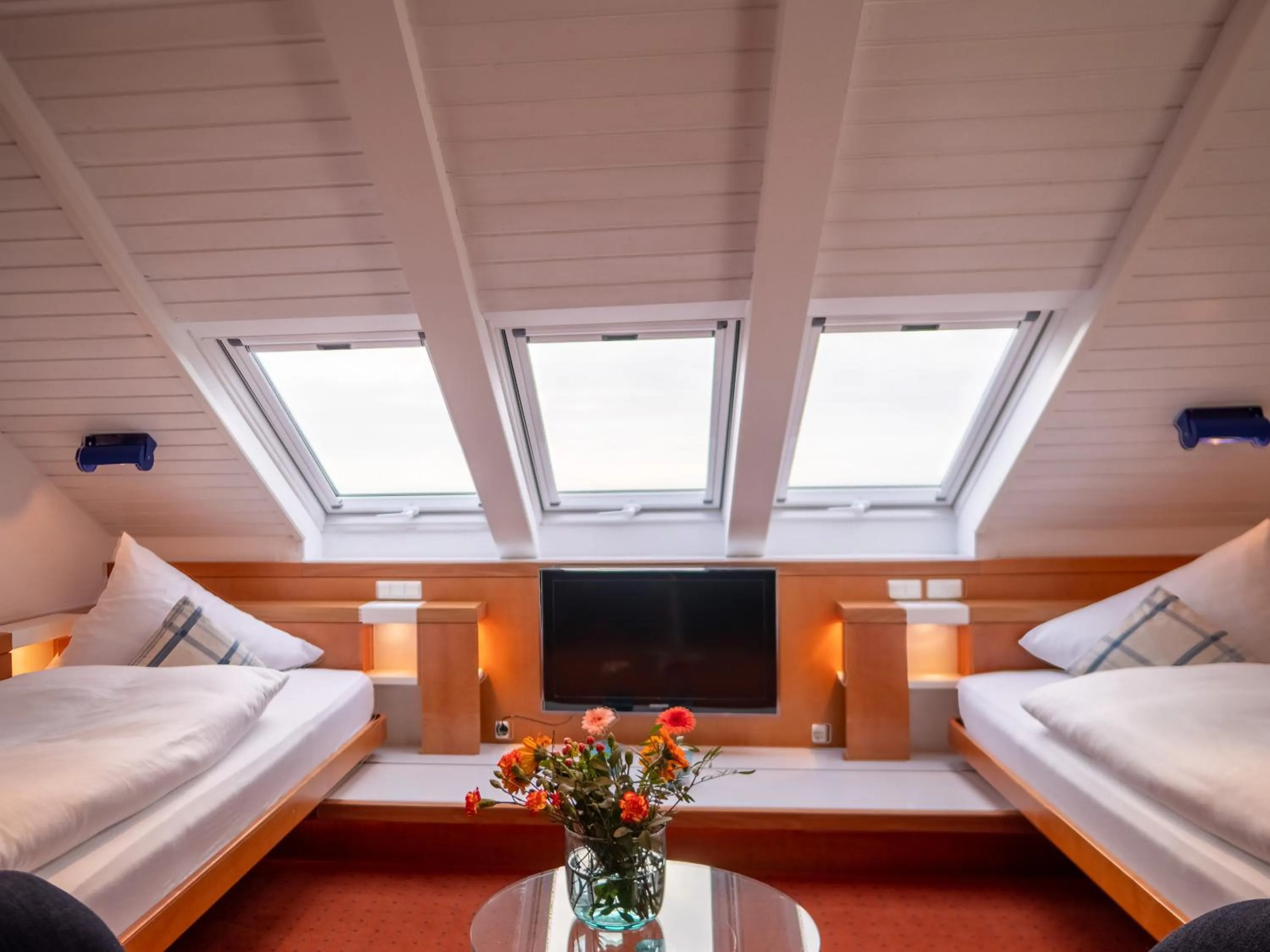 View (from property/room), Bed in Hanseat