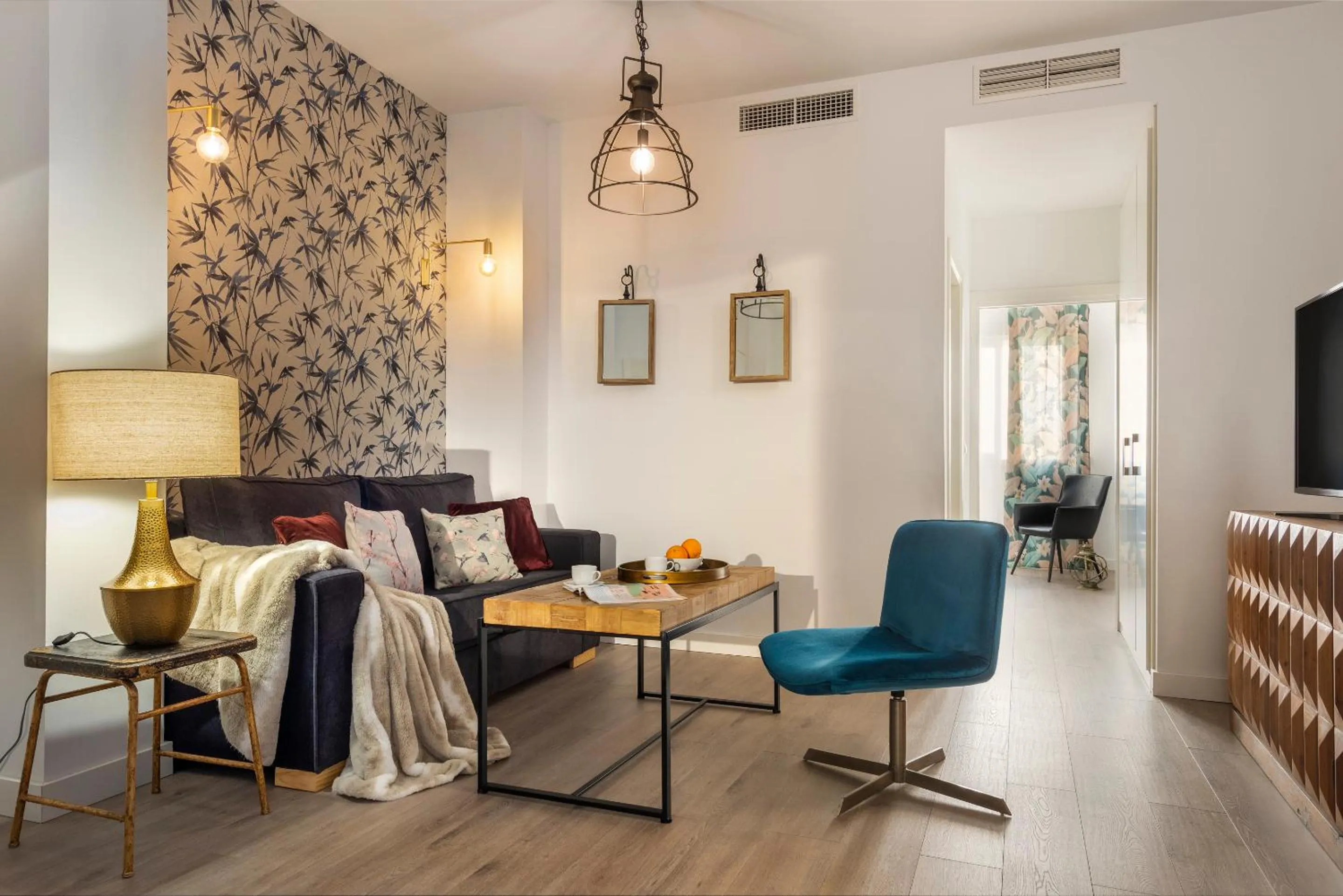 Living room in Casa Triana 1888 Suites by Época