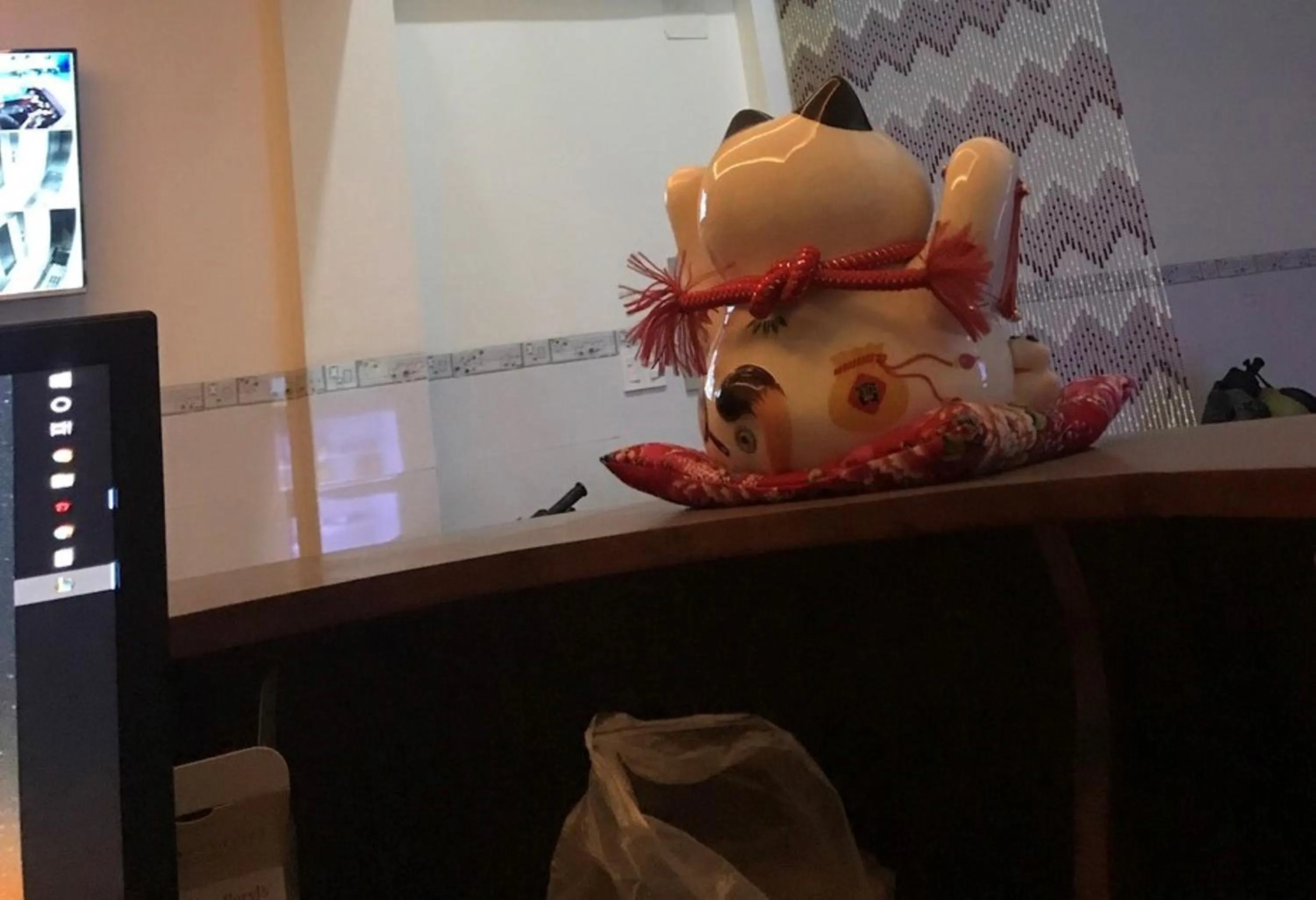 Lobby or reception in Dung Khanh Motel