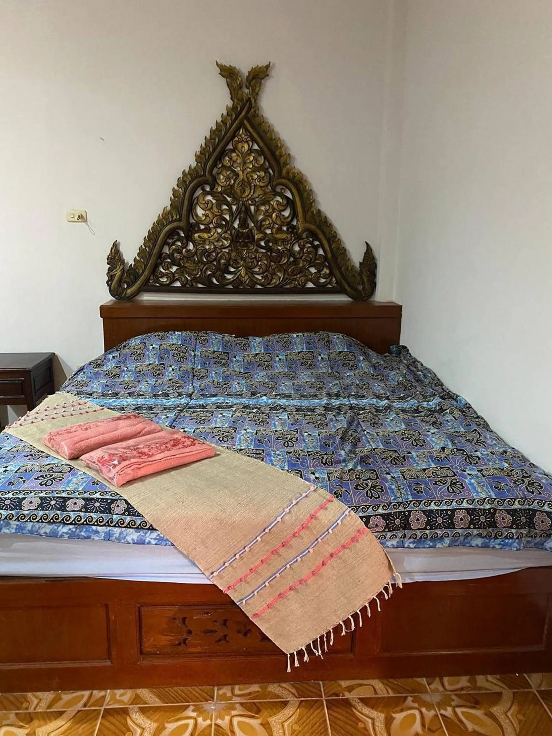 Bed in Viewdoi Art and Resort