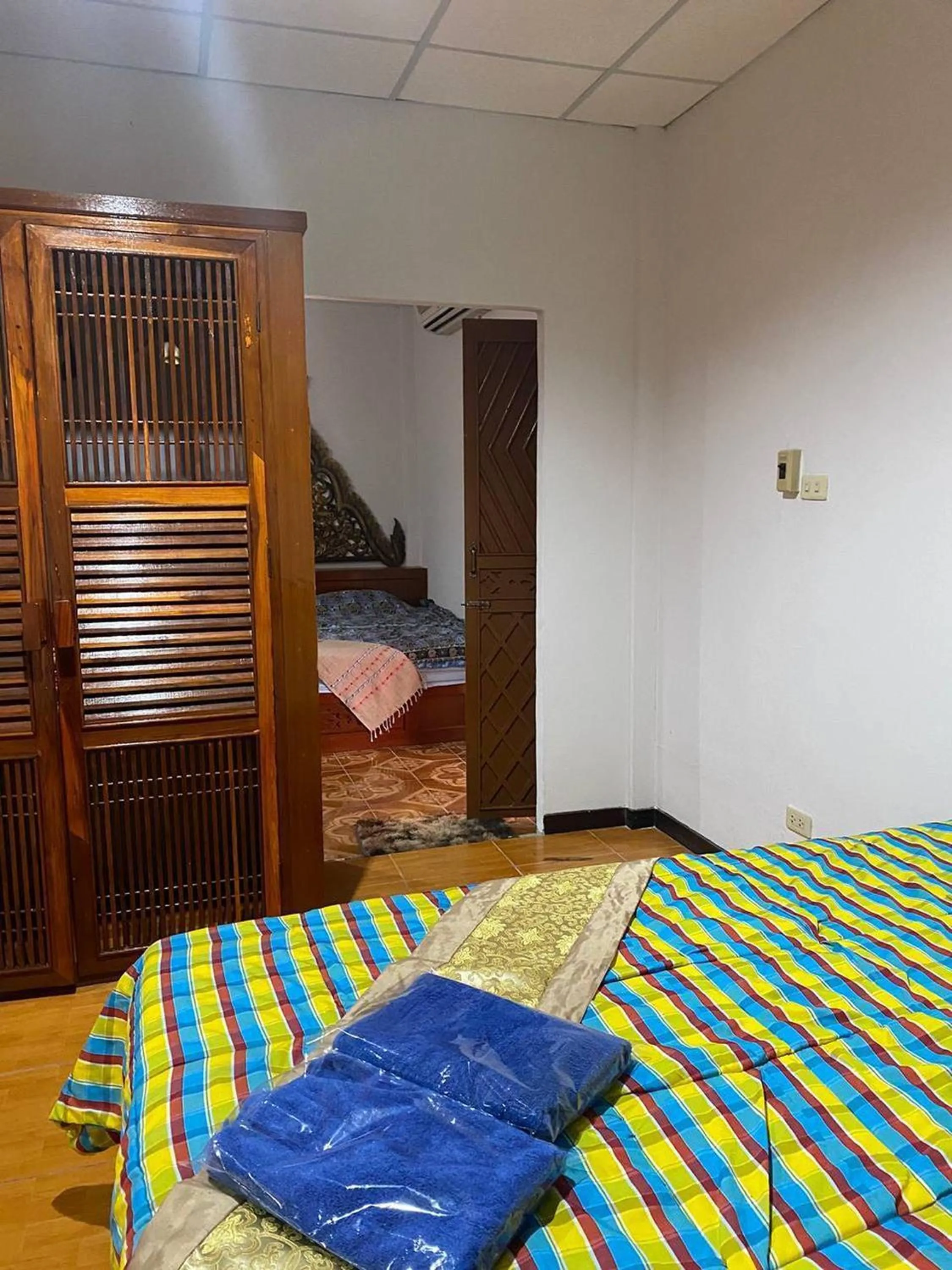 Bed in Viewdoi Art and Resort