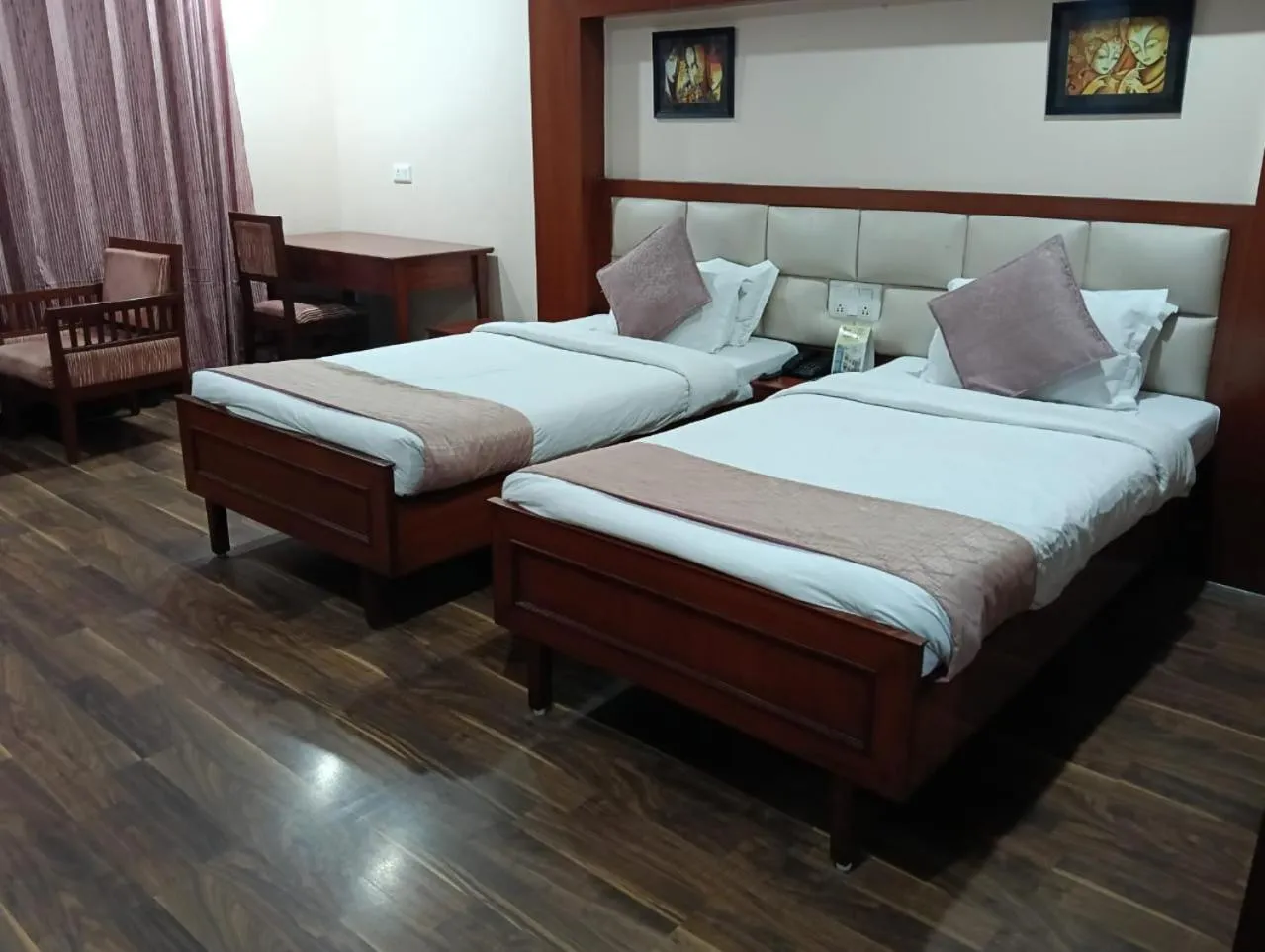 Bed in Hotel Sujata
