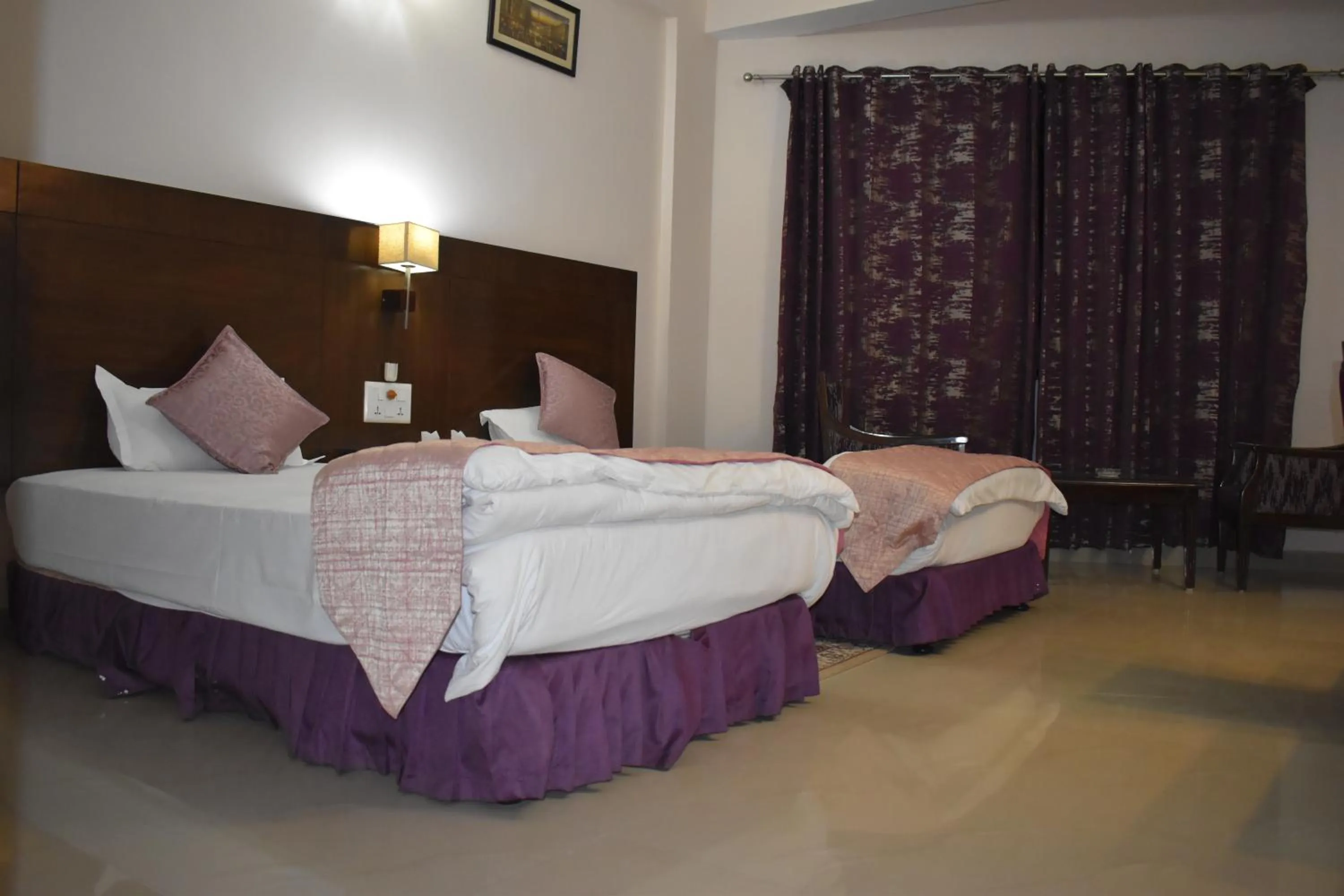 Bed in Hotel Sujata