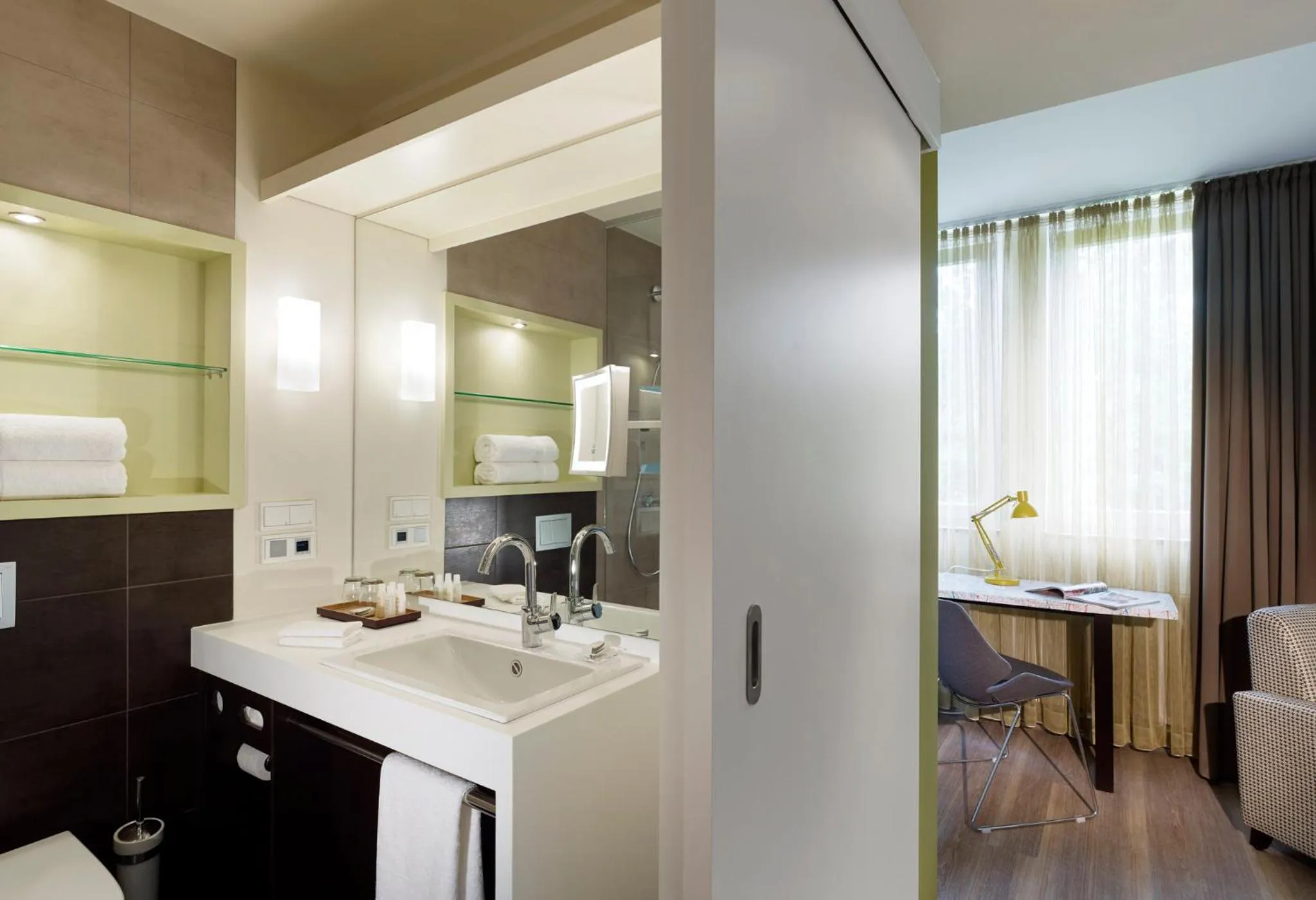 Bathroom in Hotel Indigo - Dusseldorf - Victoriaplatz by IHG