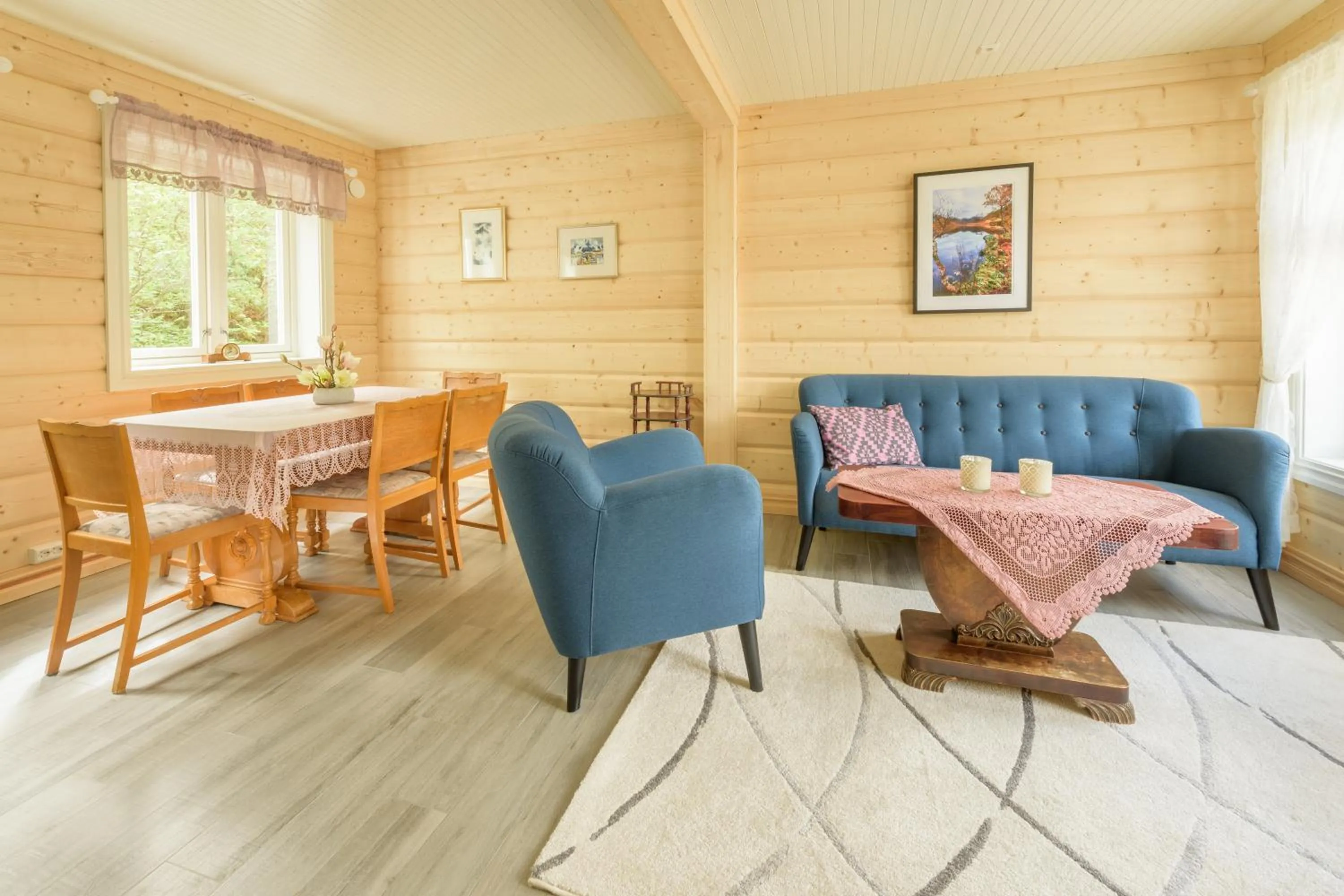 Living room in Kabelvåg Feriehus & Camping