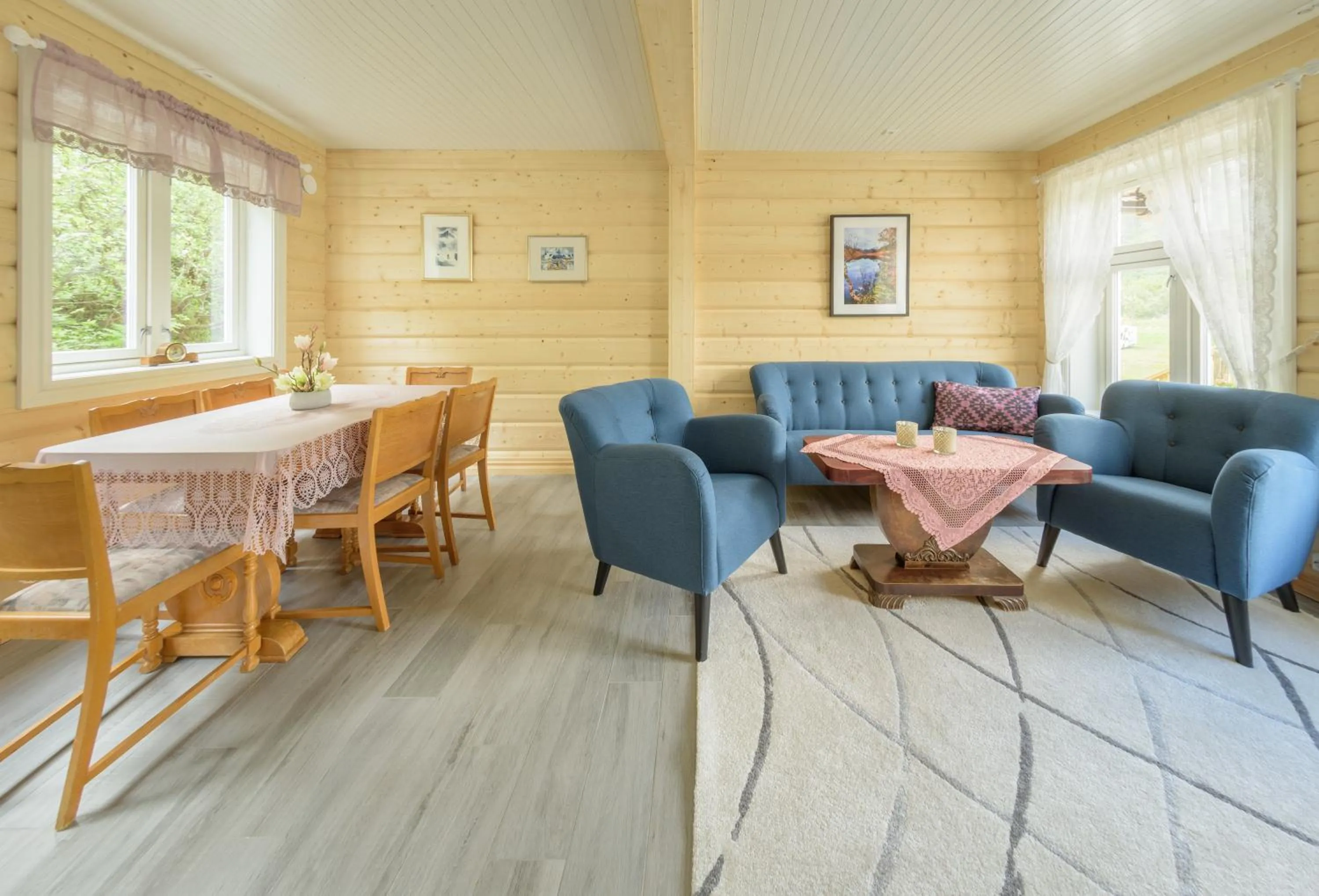 Living room in Kabelvåg Feriehus & Camping