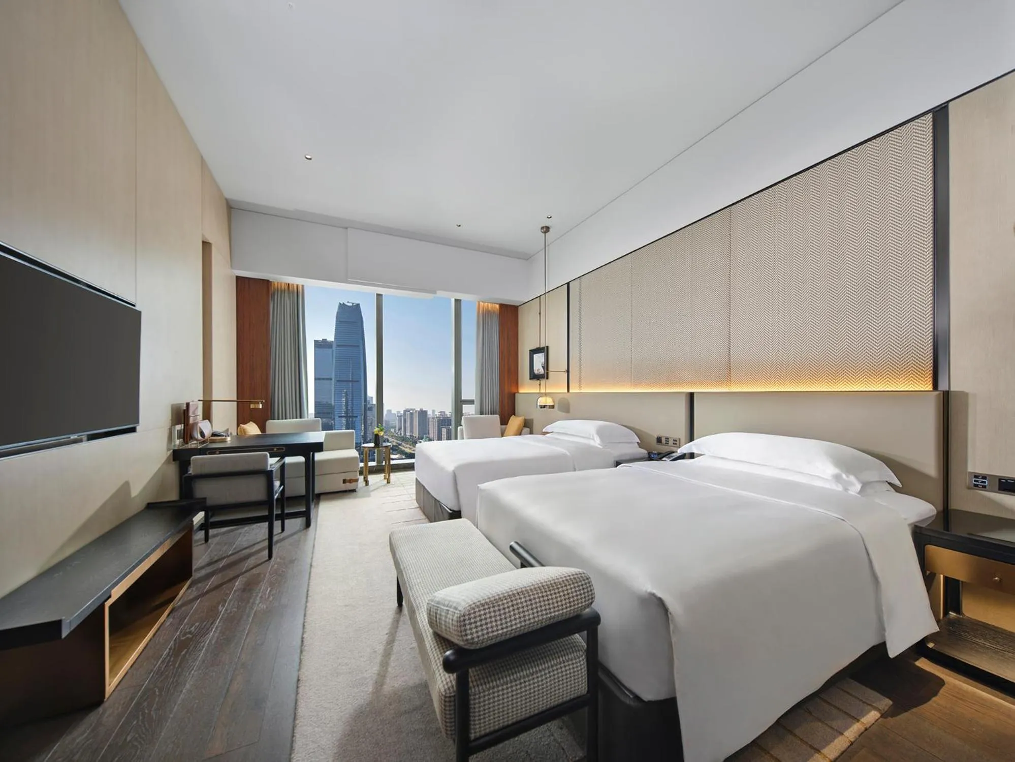 Bedroom, Bed in InterContinental Dongguan by IHG