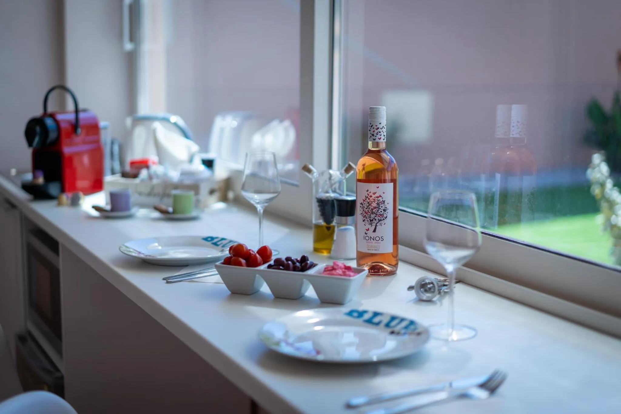 Coffee/tea facilities in Modular Bungalows With Heated Pool Artemis Greece