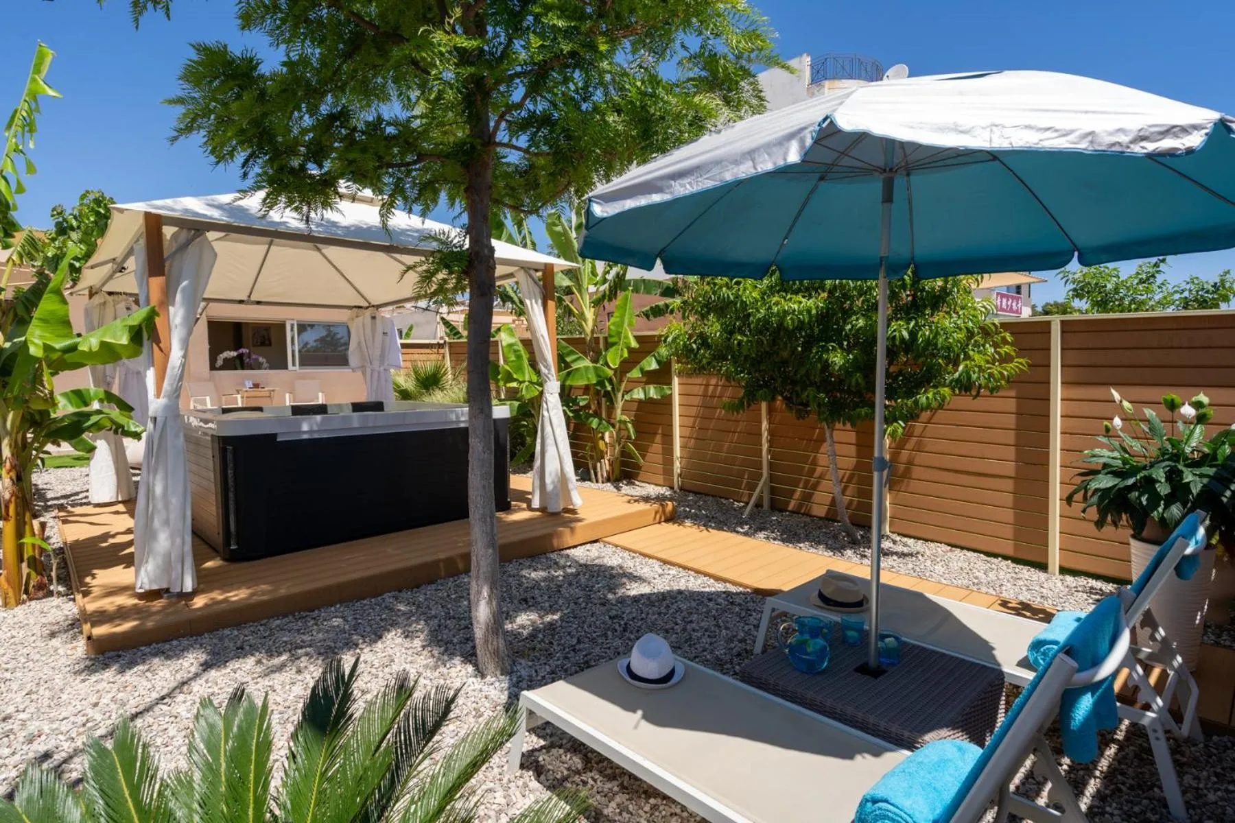 Swimming pool in Modular Bungalows With Heated Pool Artemis Greece