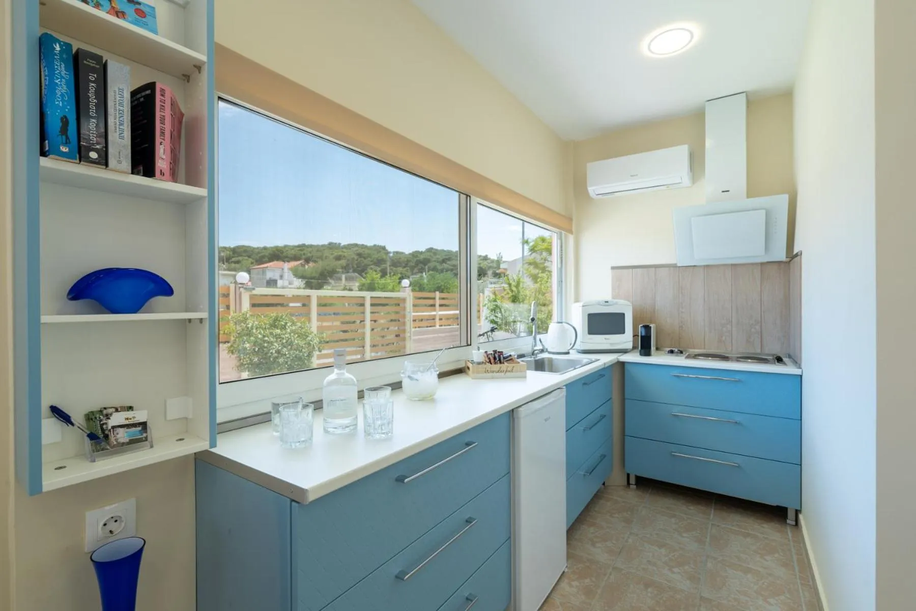 Kitchen or kitchenette in Modular Bungalows With Heated Pool Artemis Greece