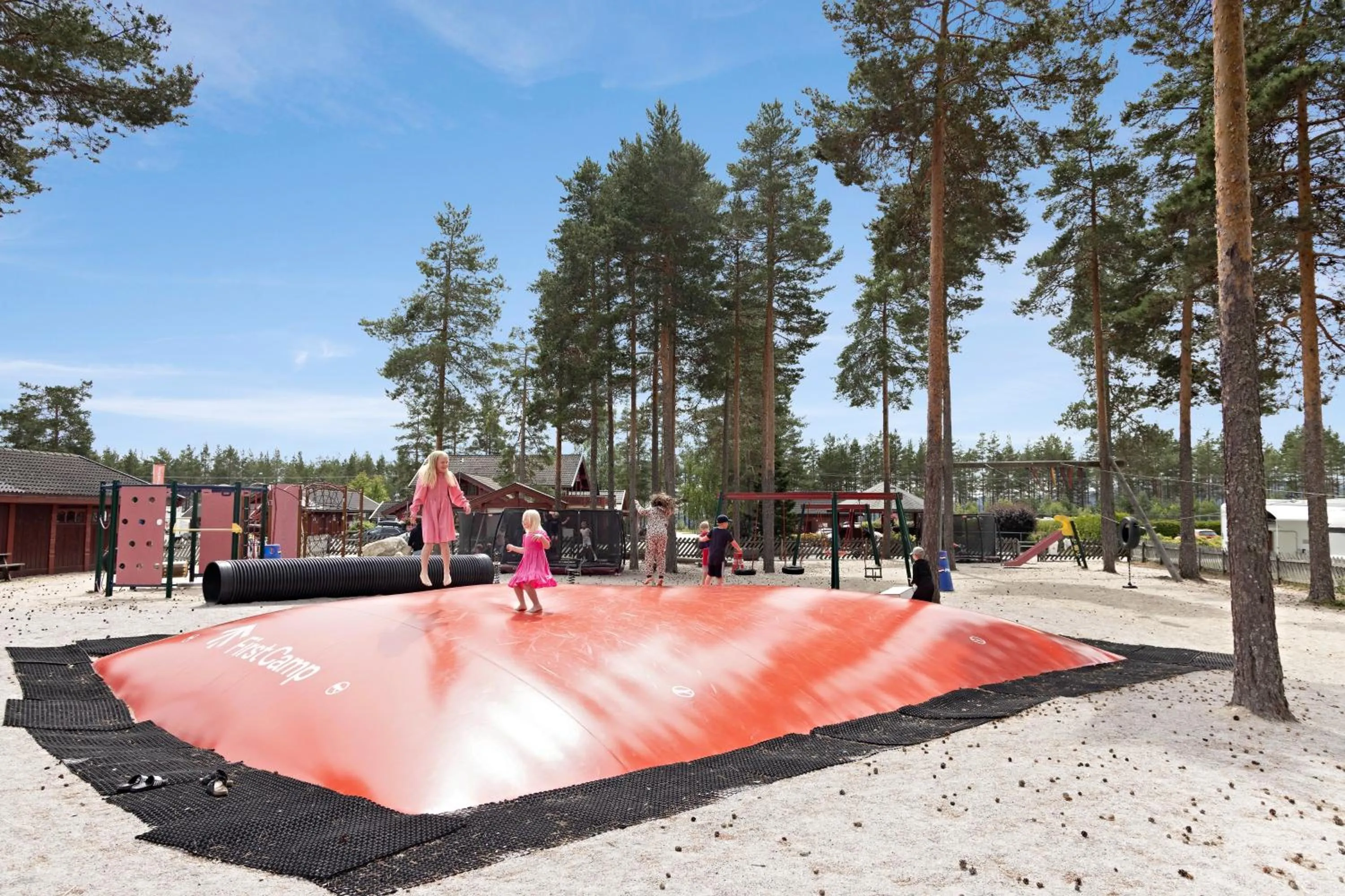 Children play ground in First Camp Bø - Telemark