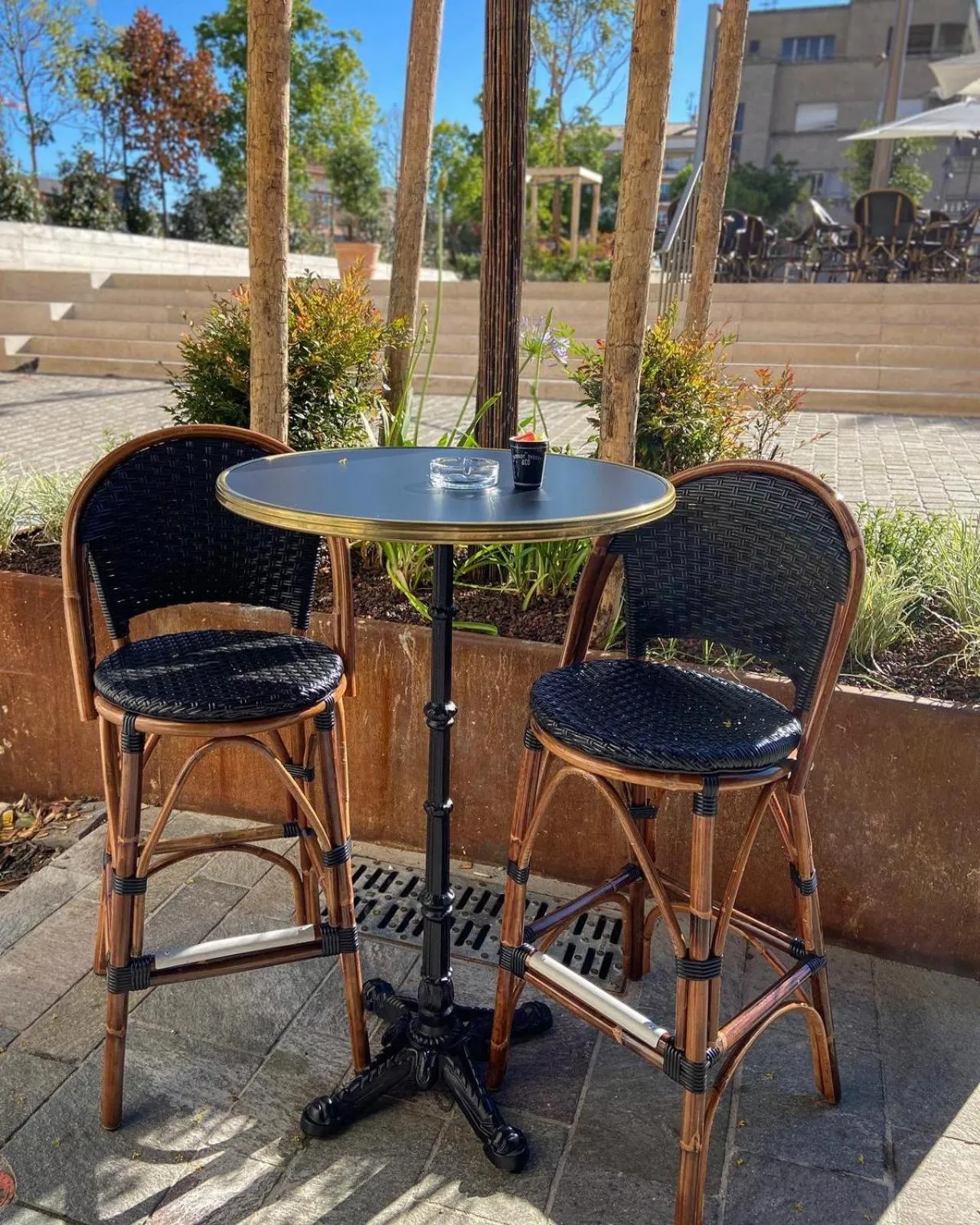 Patio in Hotel Relais Du Postillon