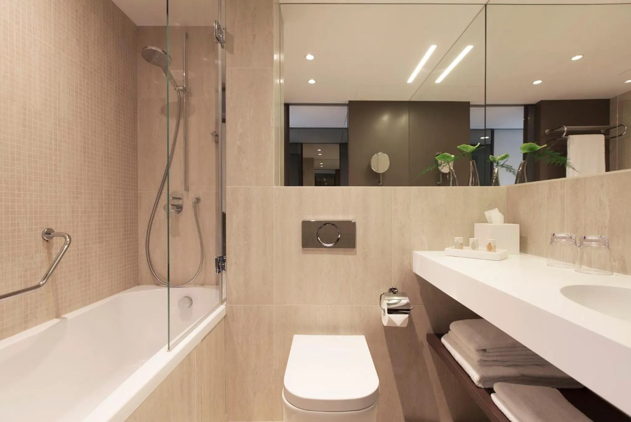 Bathroom in Crowne Plaza Geneva by IHG