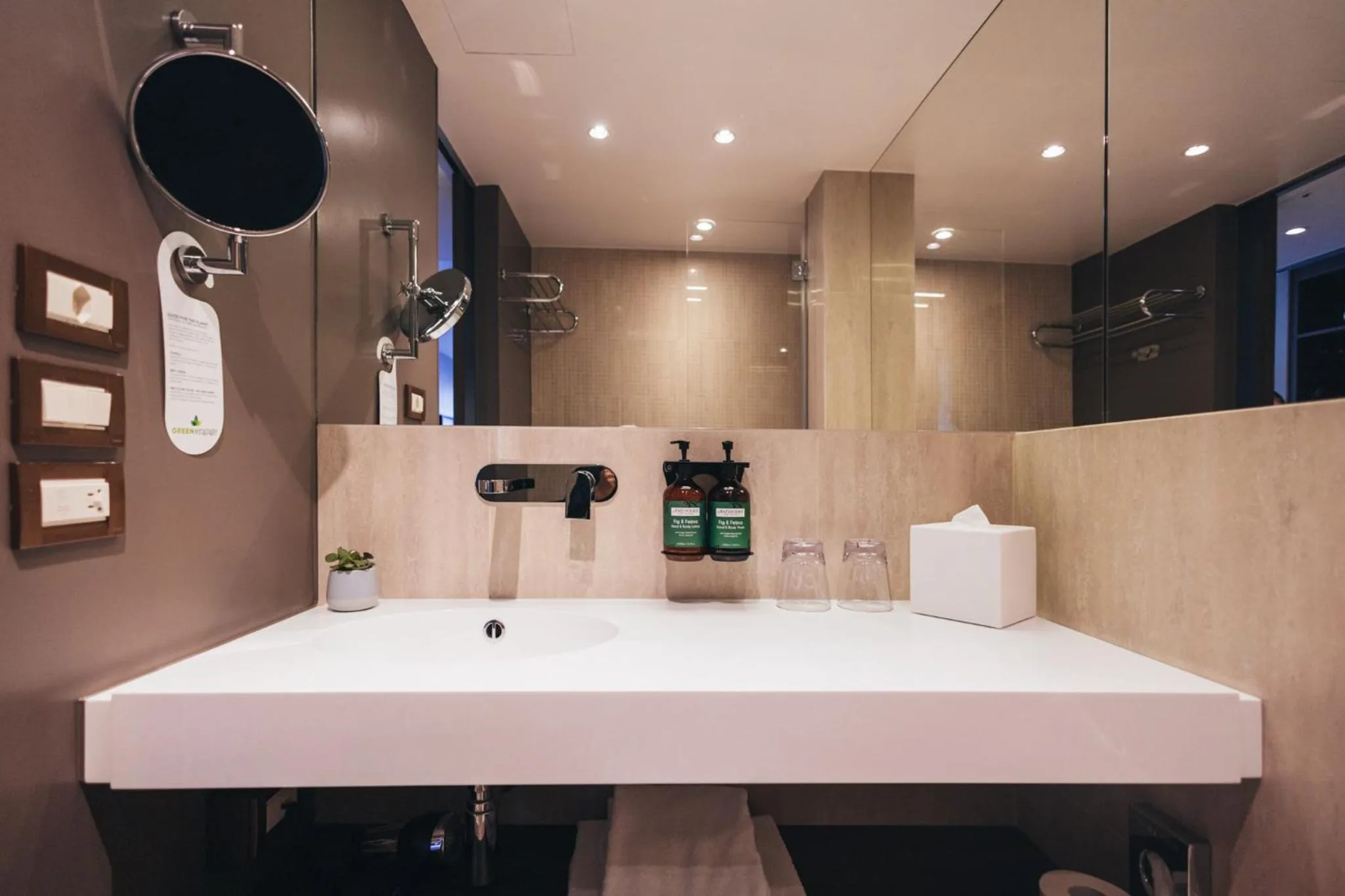 Bathroom in Crowne Plaza Geneva by IHG