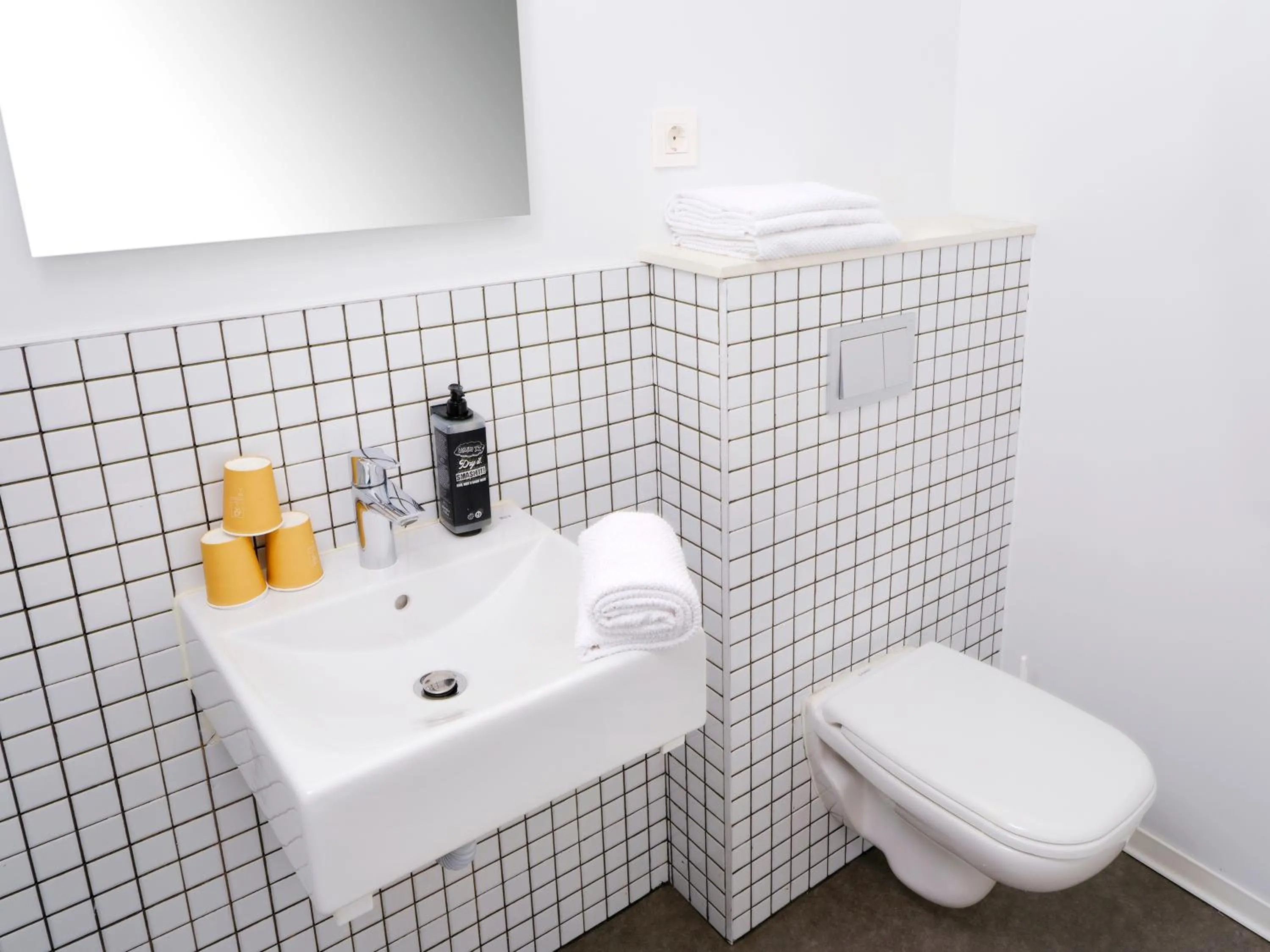 Bathroom in ibis budget Toulouse Colomiers