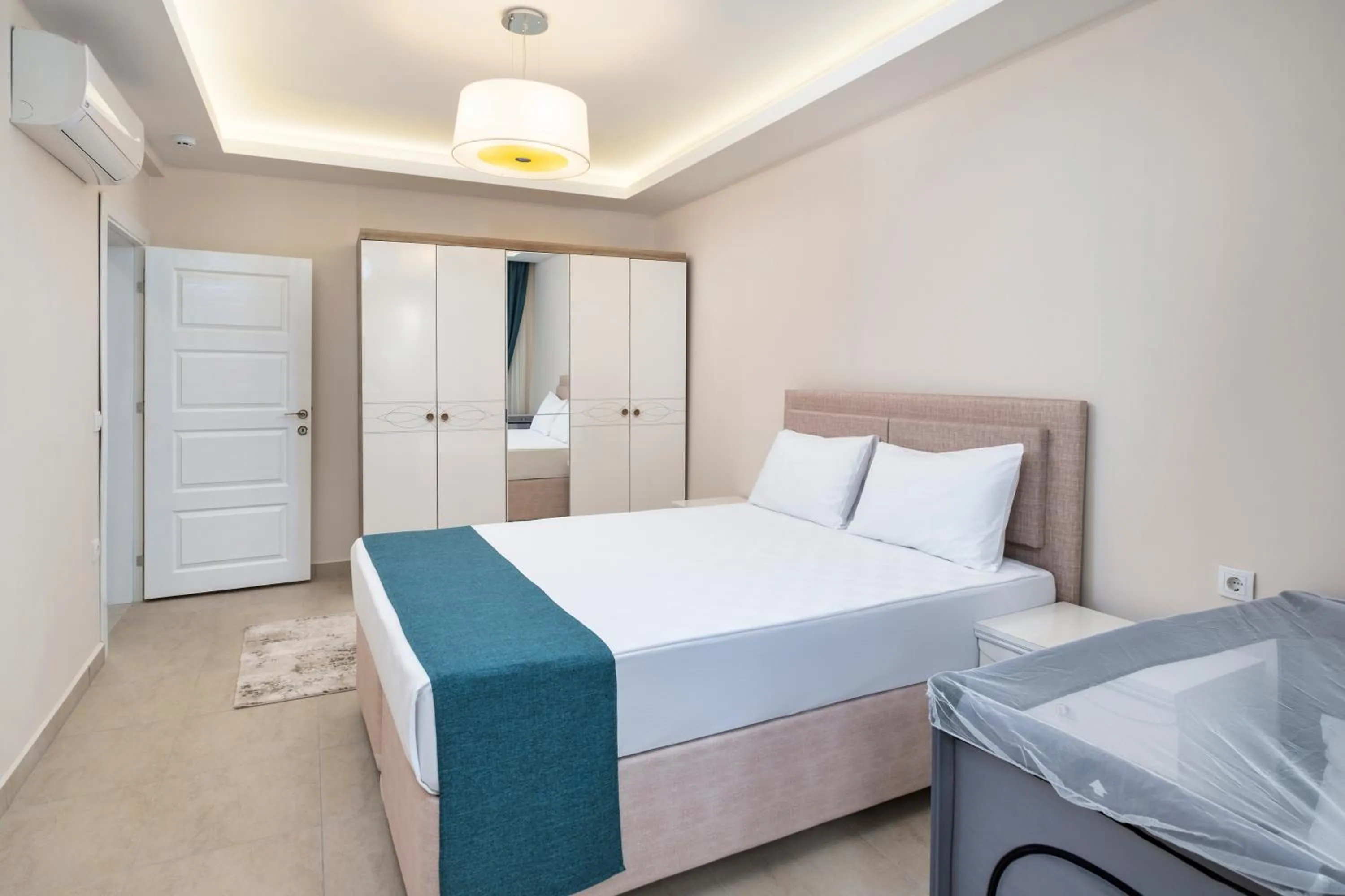 Bedroom, Bed in Orion Apart Tekirova