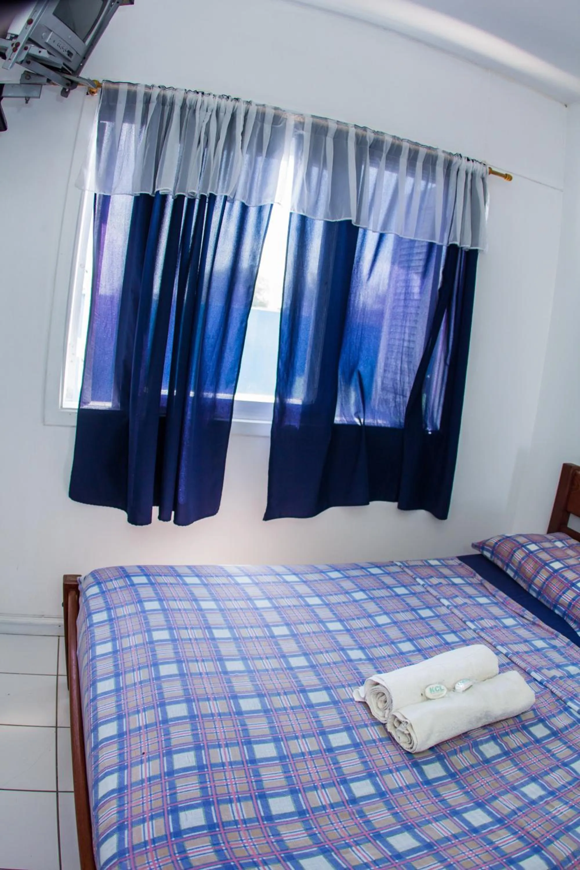 Bed in Hotel Recanto do Mar