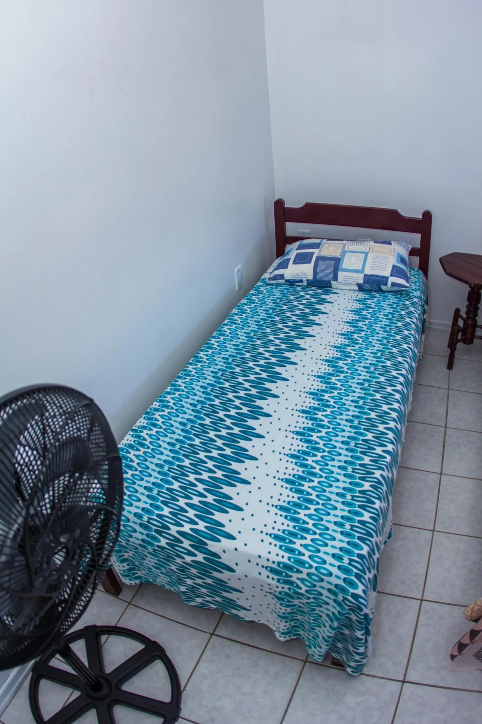 Bed in Hotel Recanto do Mar