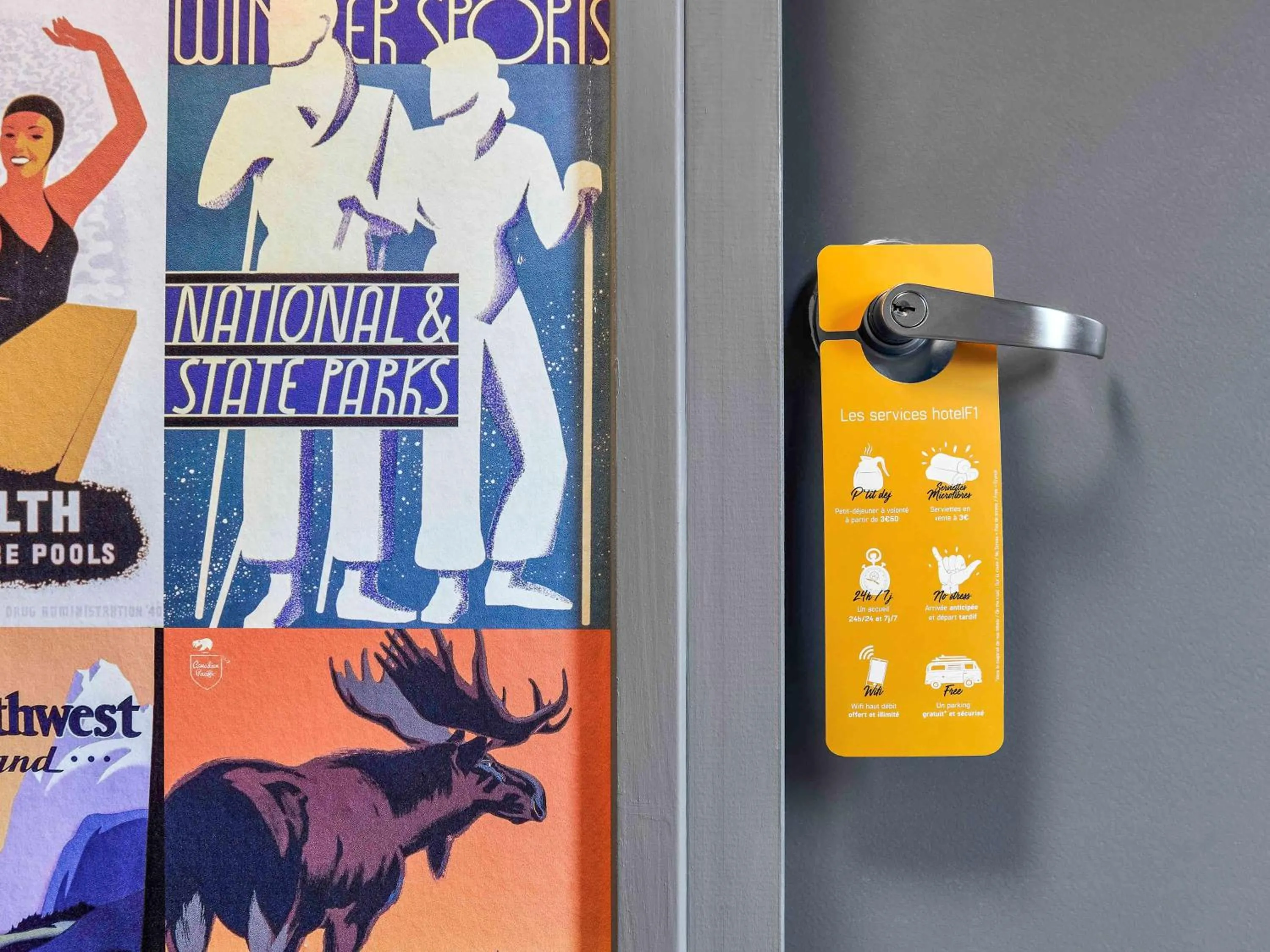 On site in hotelF1 Toulouse Aéroport