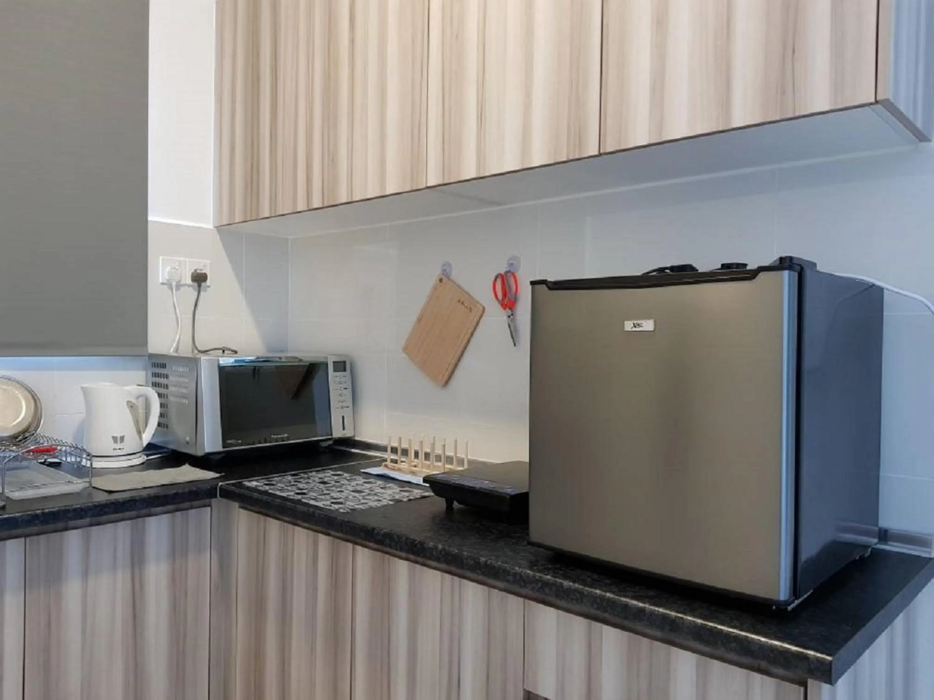 Kitchen or kitchenette in Skypod Residence Puchong