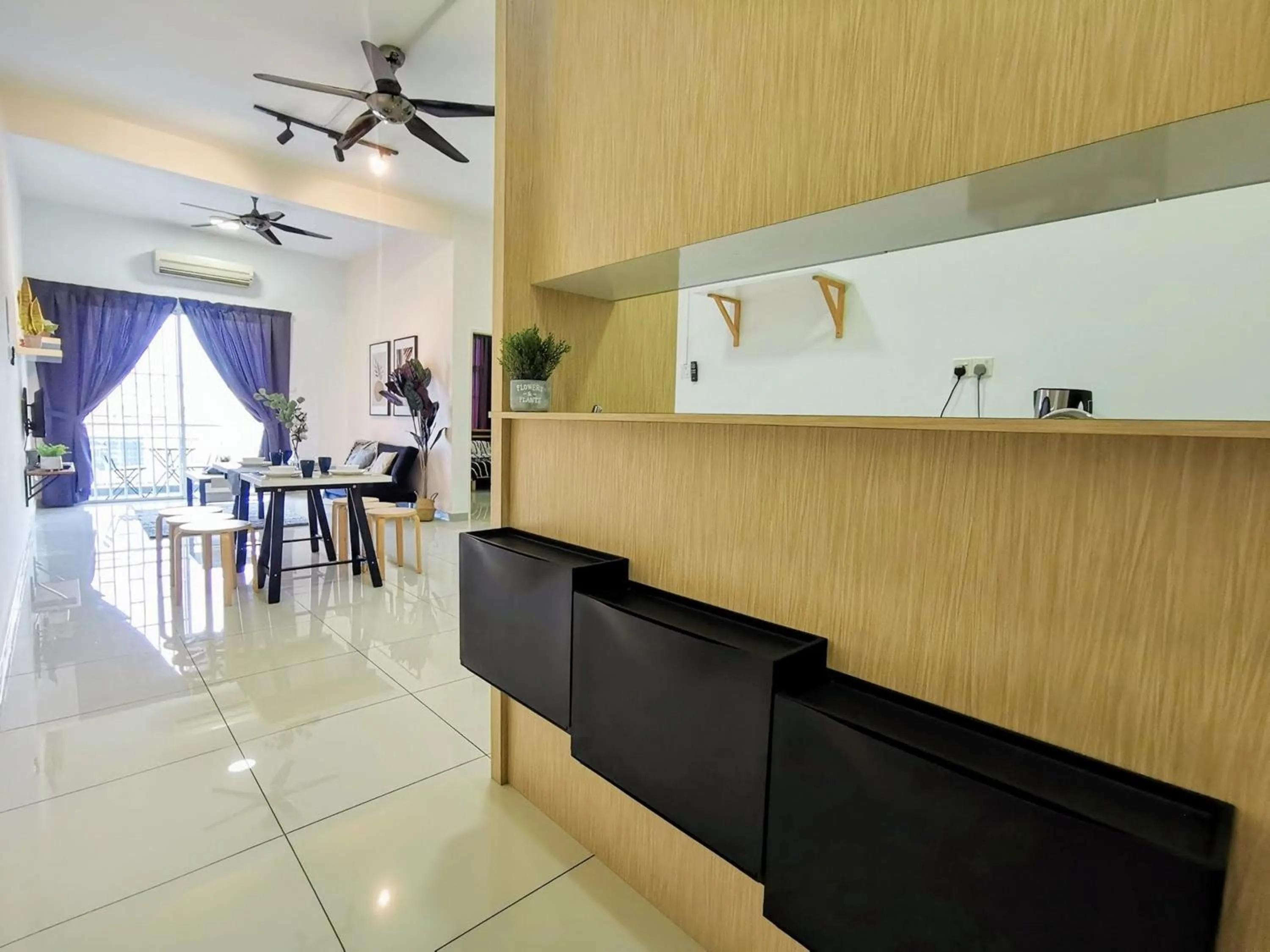 Kitchen or kitchenette in Skypod Residence Puchong