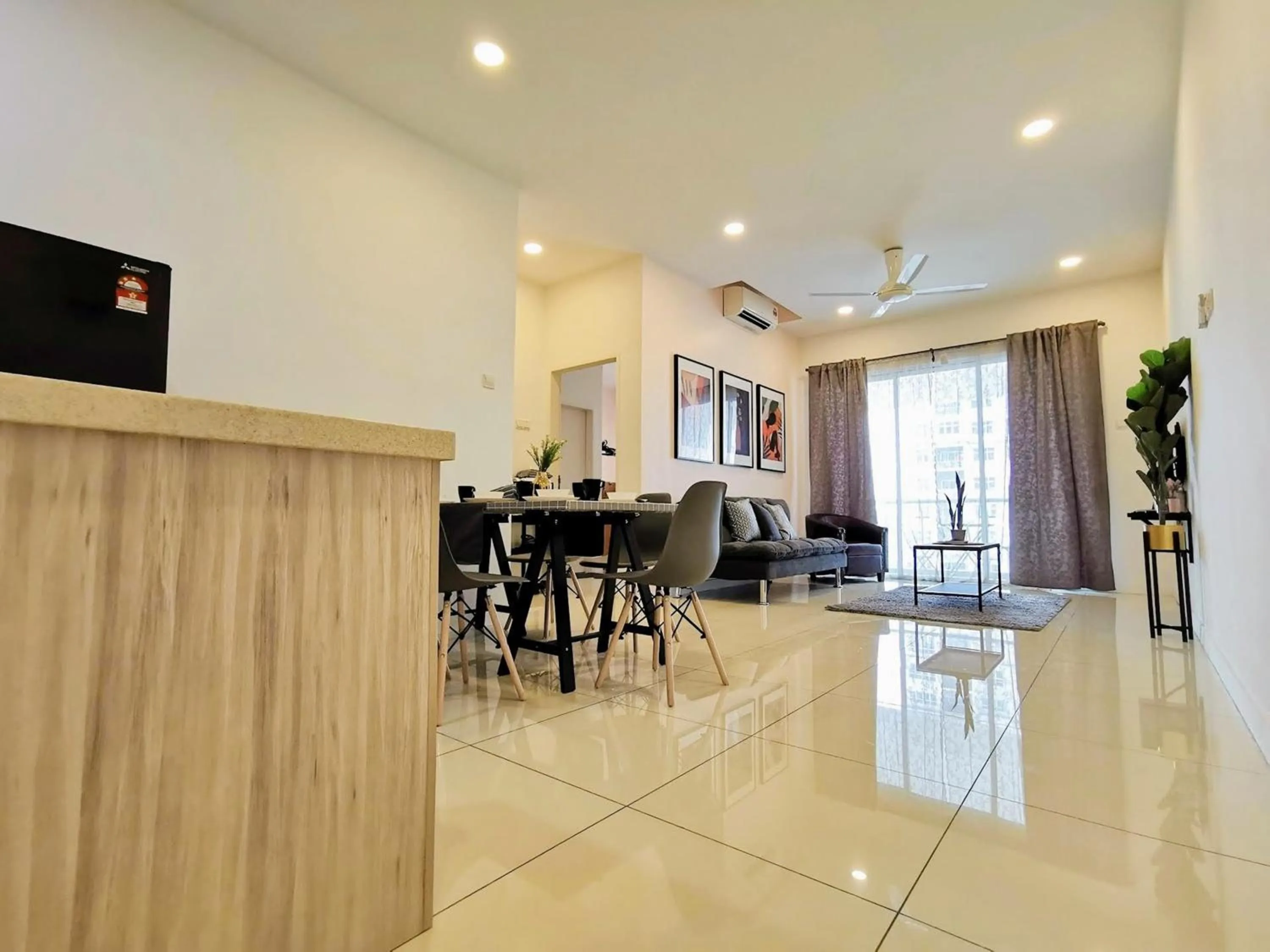 Living room in Skypod Residence Puchong