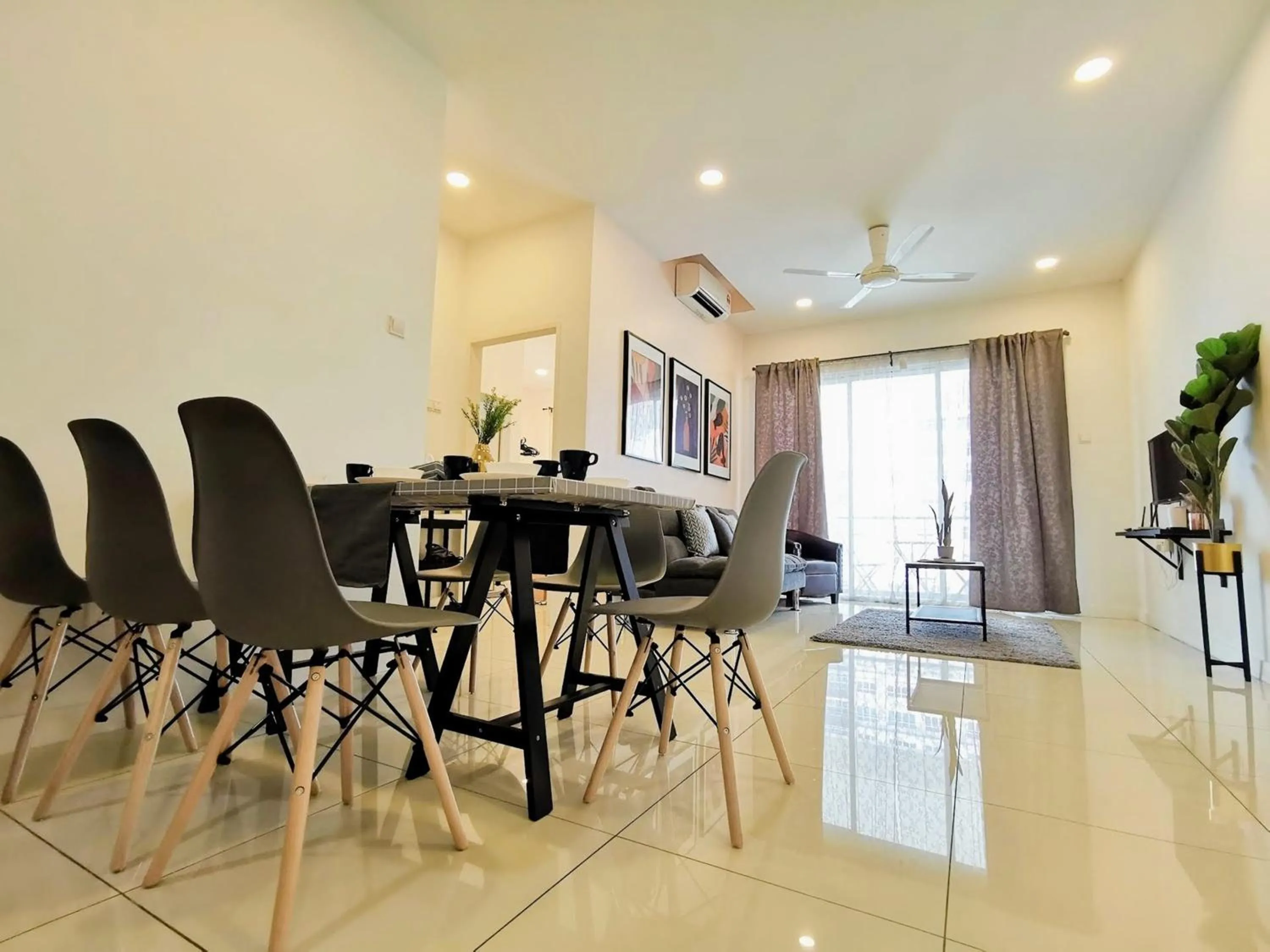Living room in Skypod Residence Puchong