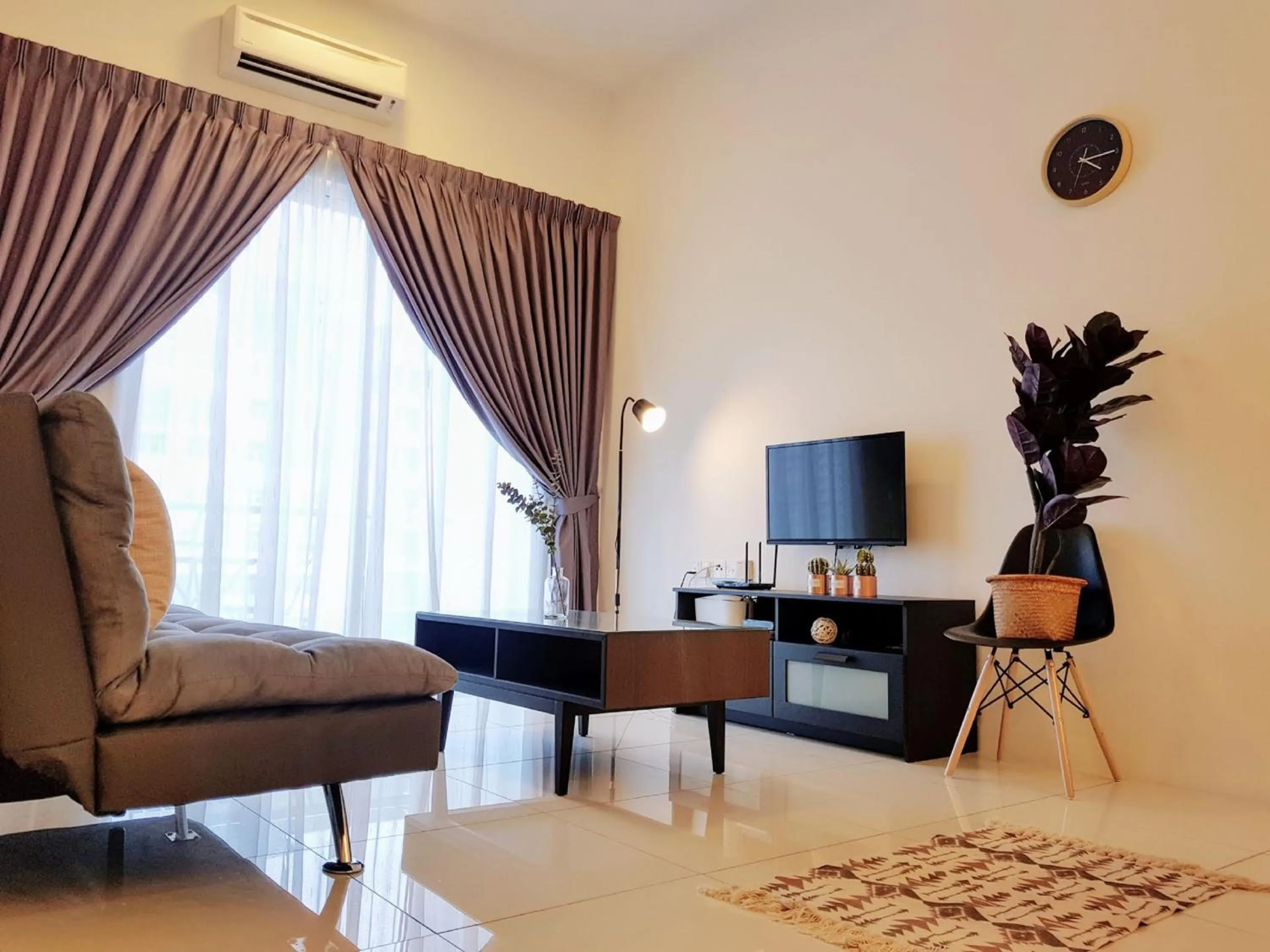 Living room in Skypod Residence Puchong