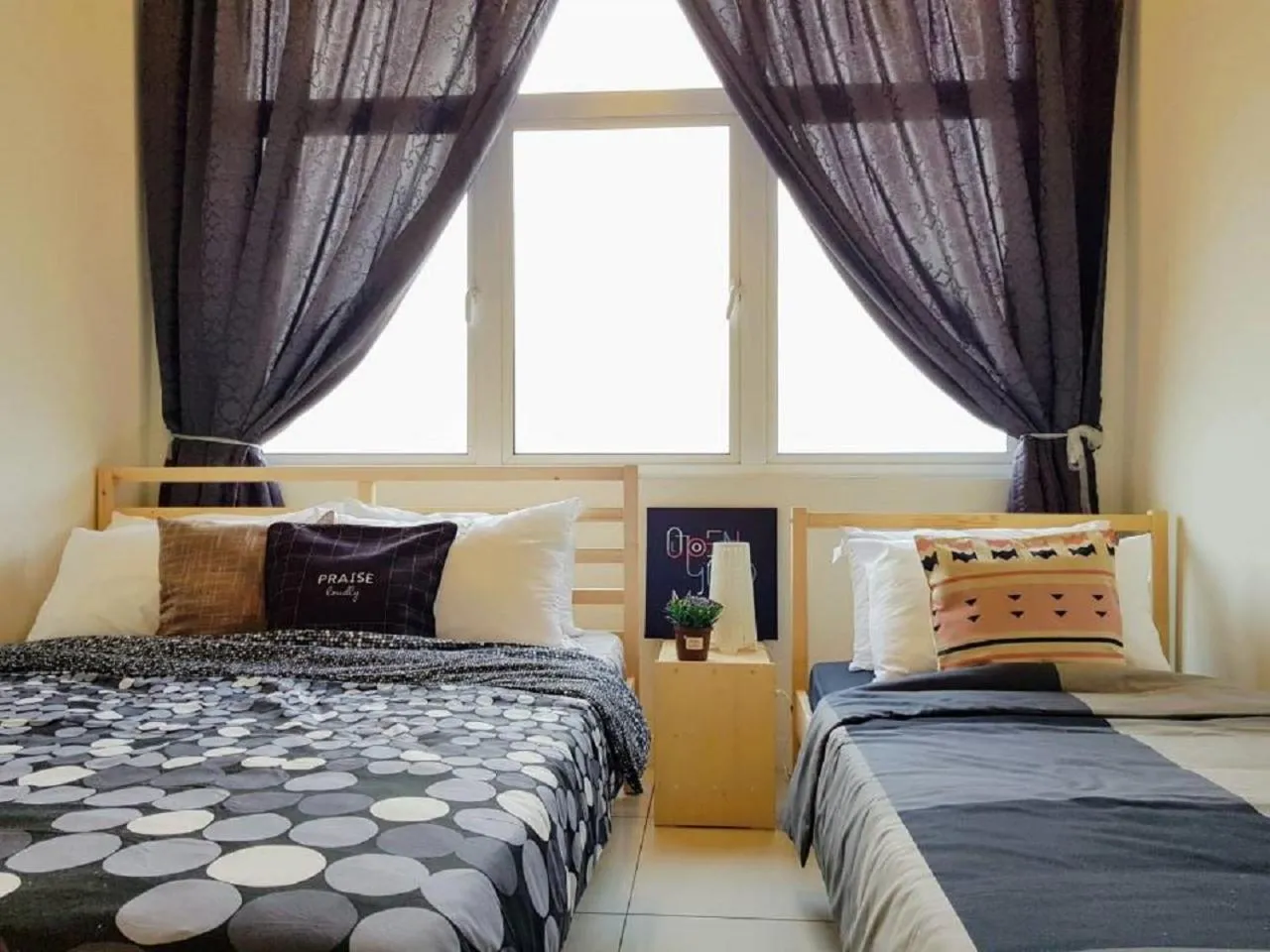 Bedroom, Bed in Skypod Residence Puchong