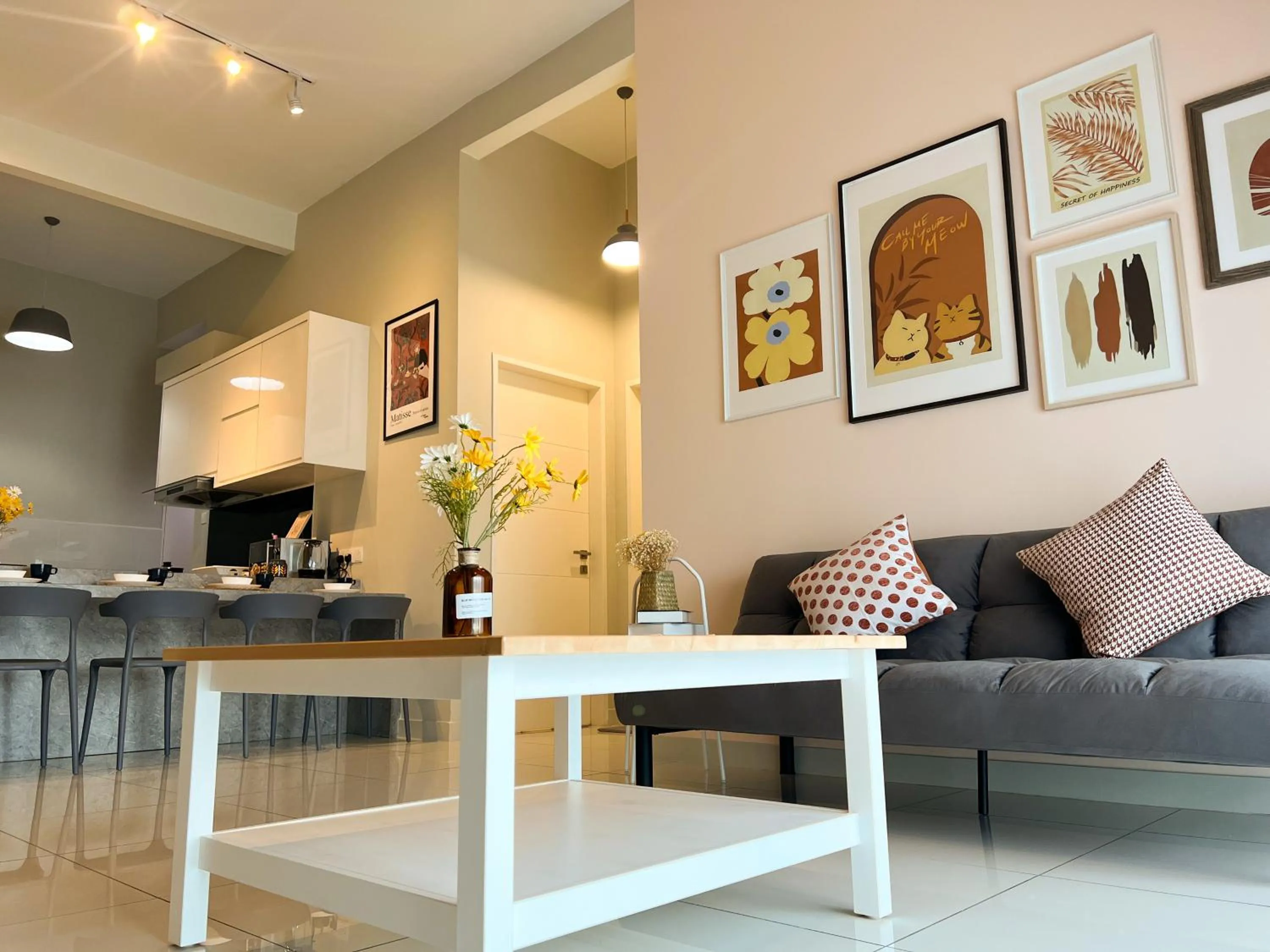 Living room in Skypod Residence Puchong