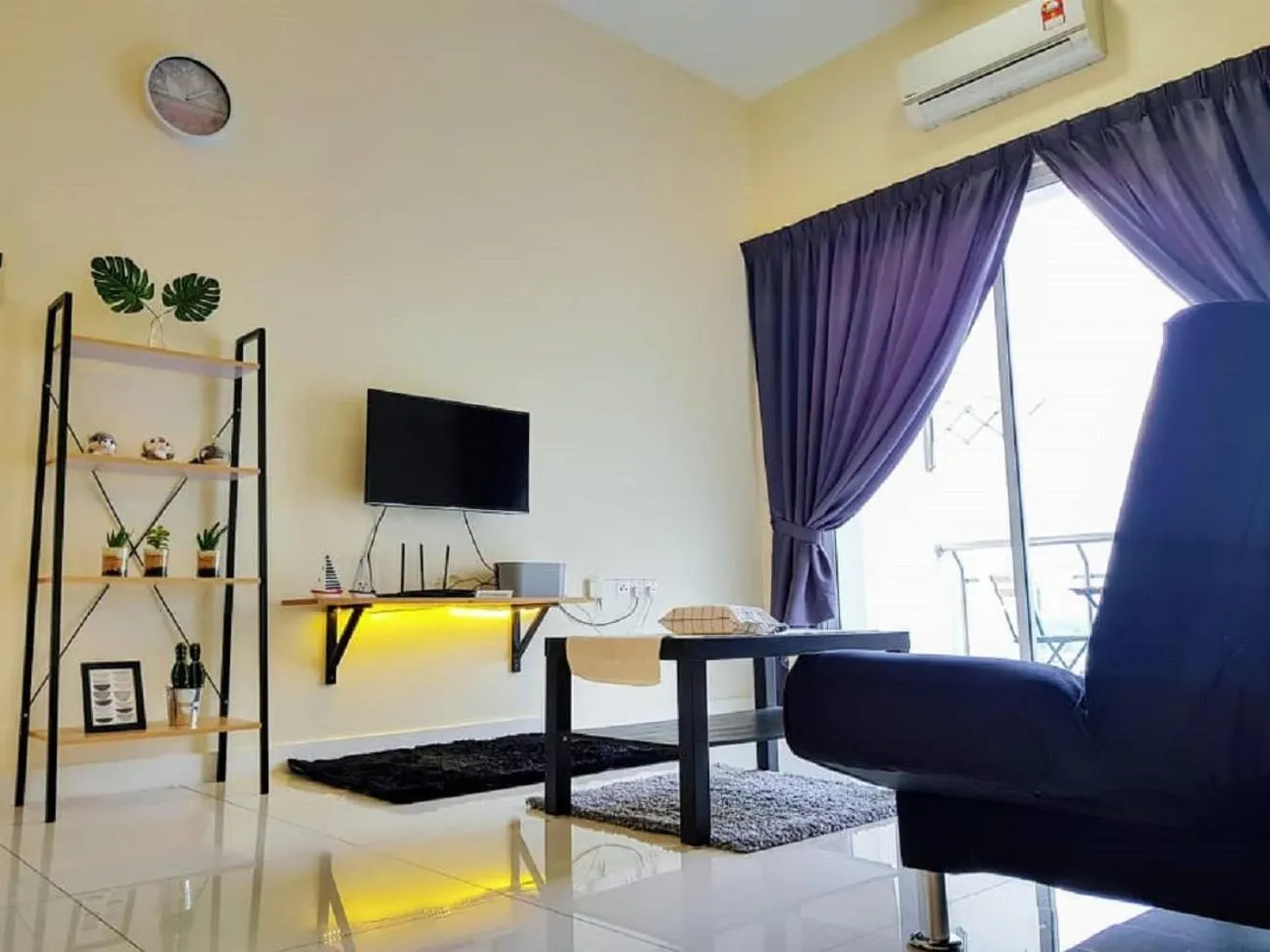 Living room in Skypod Residence Puchong