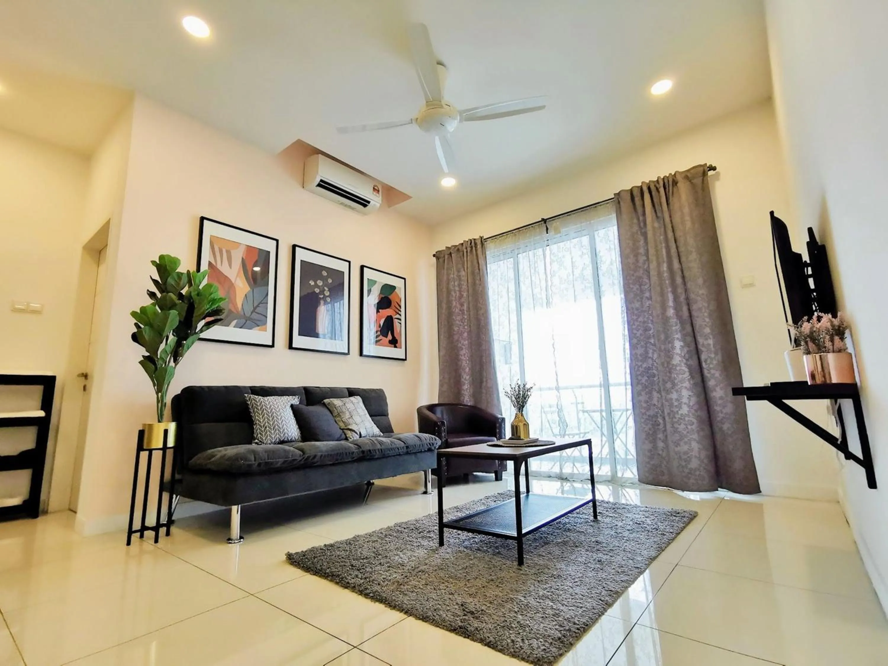 Living room in Skypod Residence Puchong