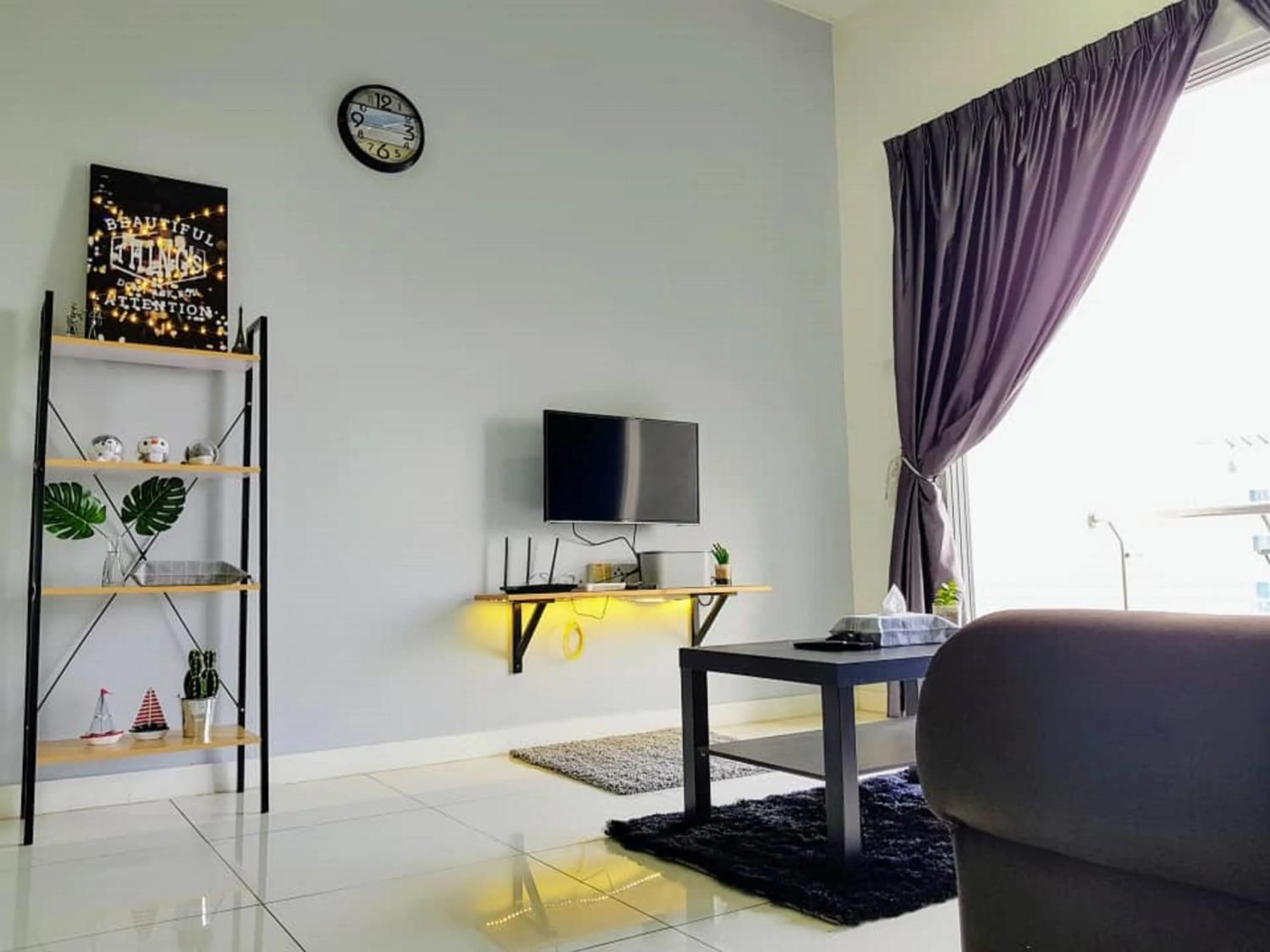Living room in Skypod Residence Puchong