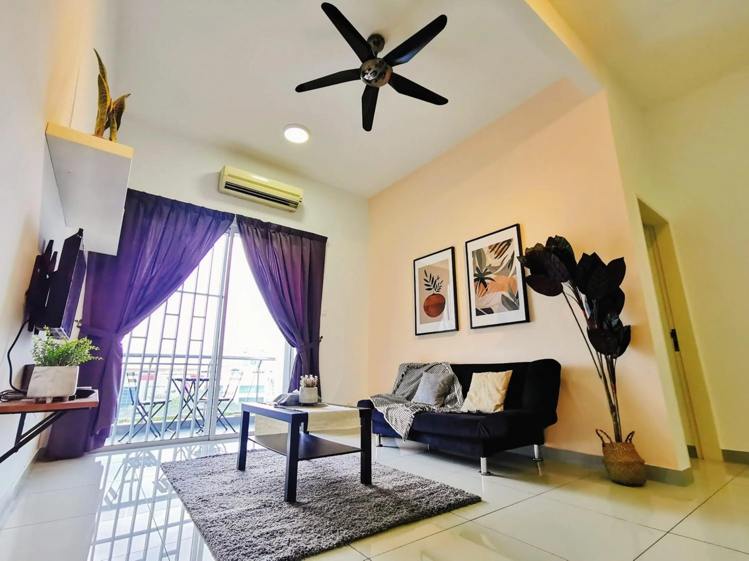 Living room in Skypod Residence Puchong