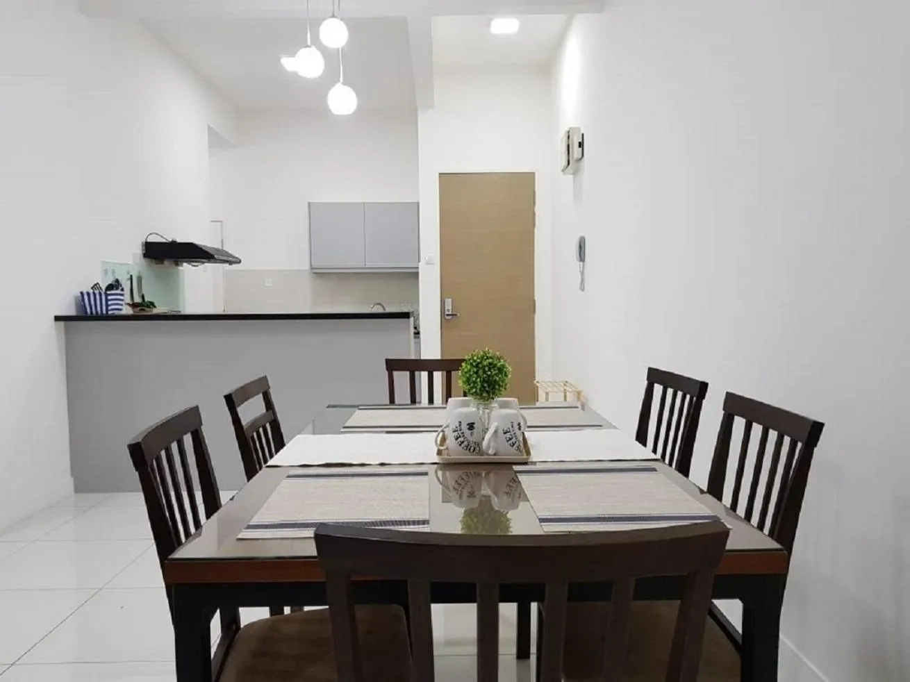 Dining area in Skypod Residence Puchong