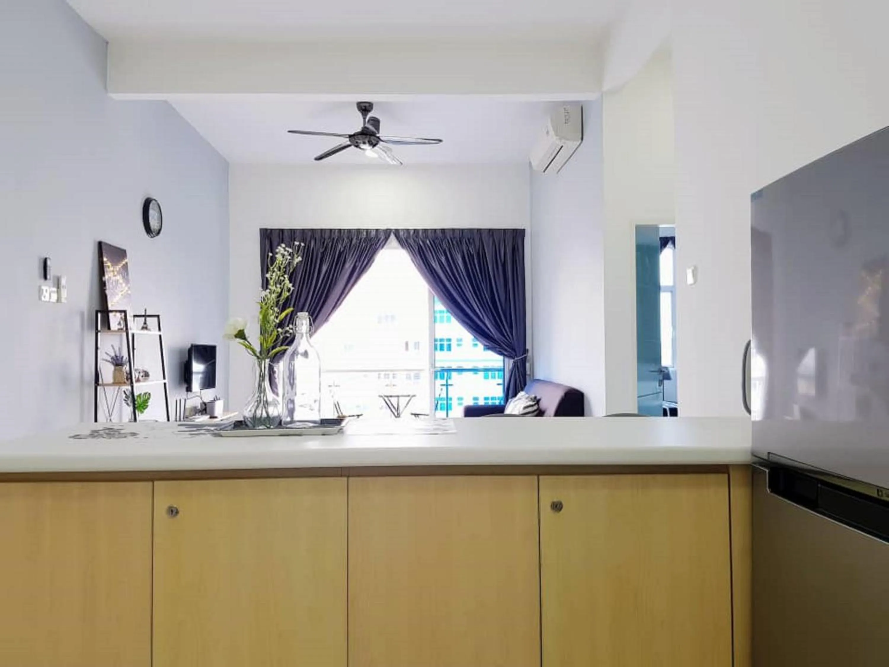 Kitchen or kitchenette in Skypod Residence Puchong