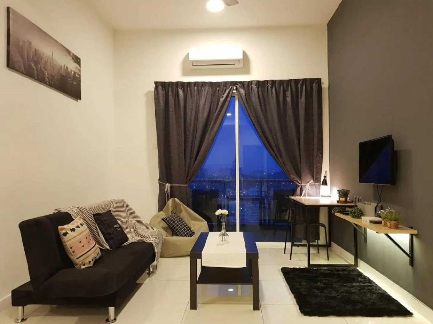 Living room in Skypod Residence Puchong