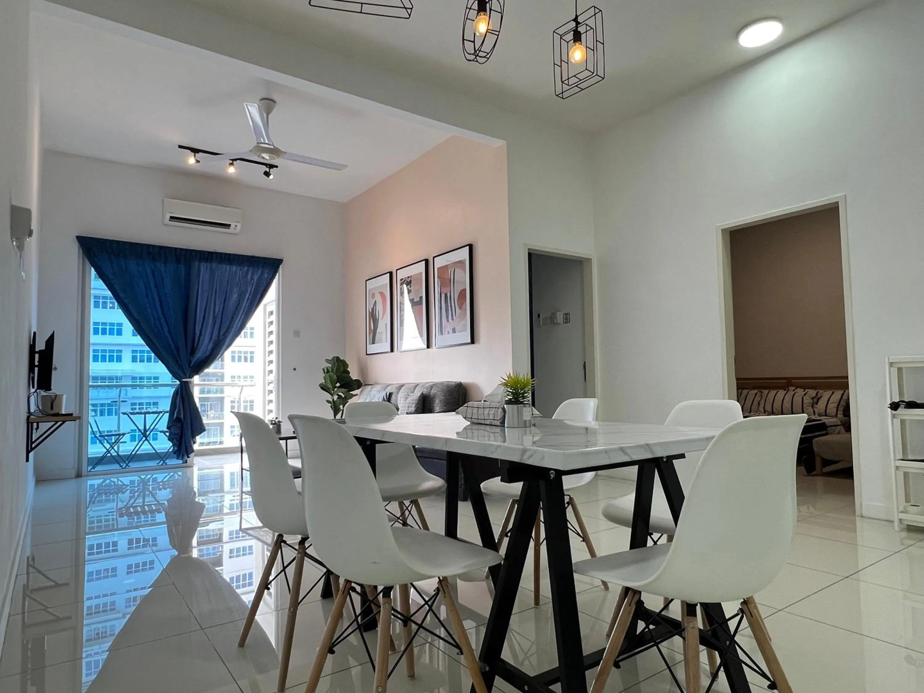 Living room in Skypod Residence Puchong