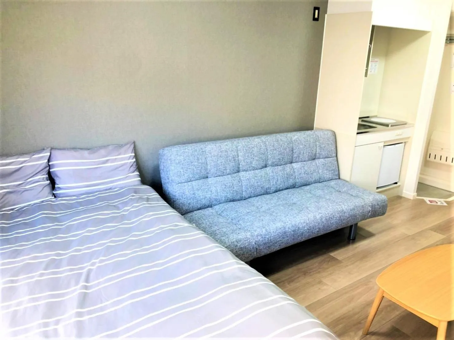 Bed in Hotel Peace Park Tokaichi by Tranova