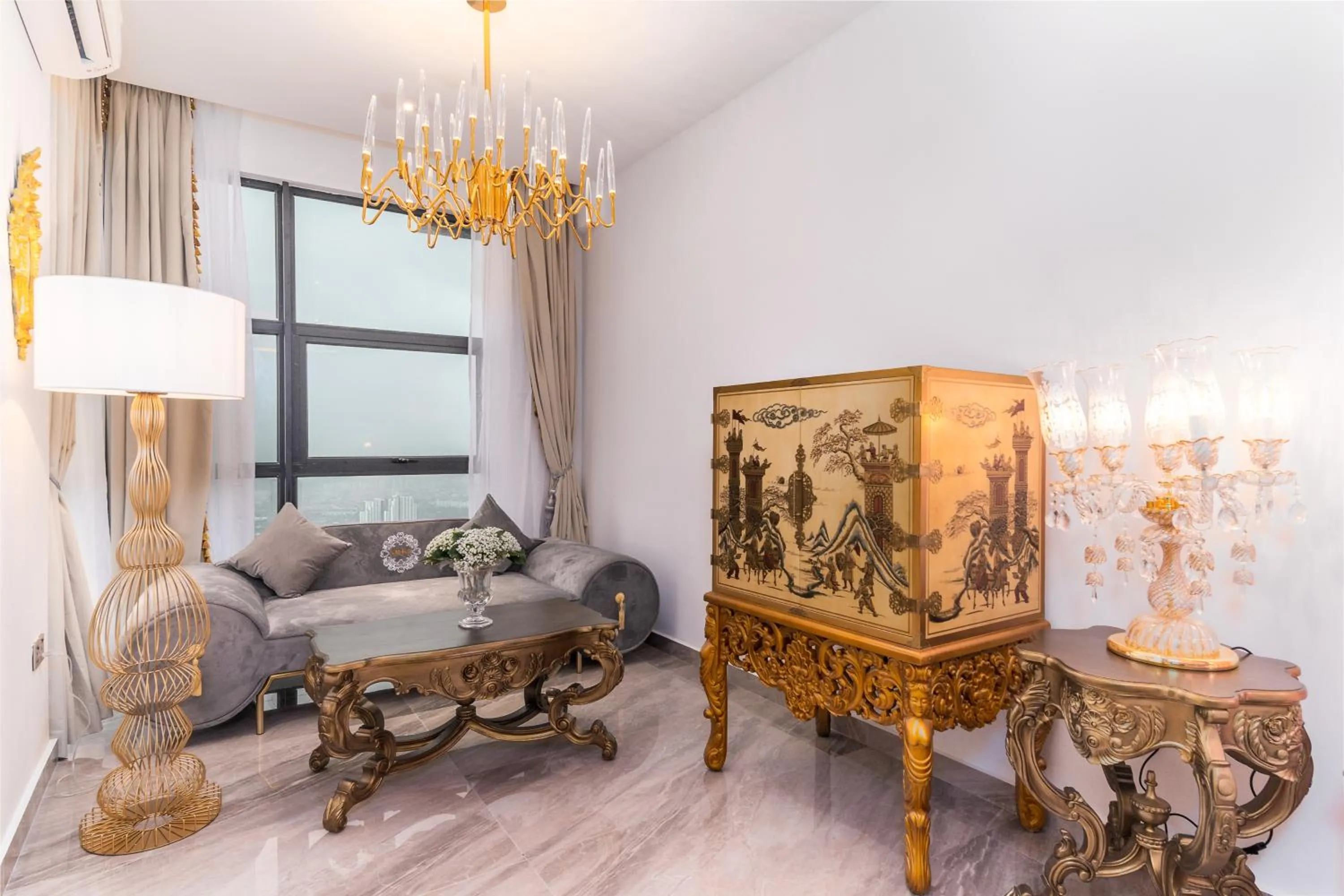 Seating area in arte by Thomas Chan