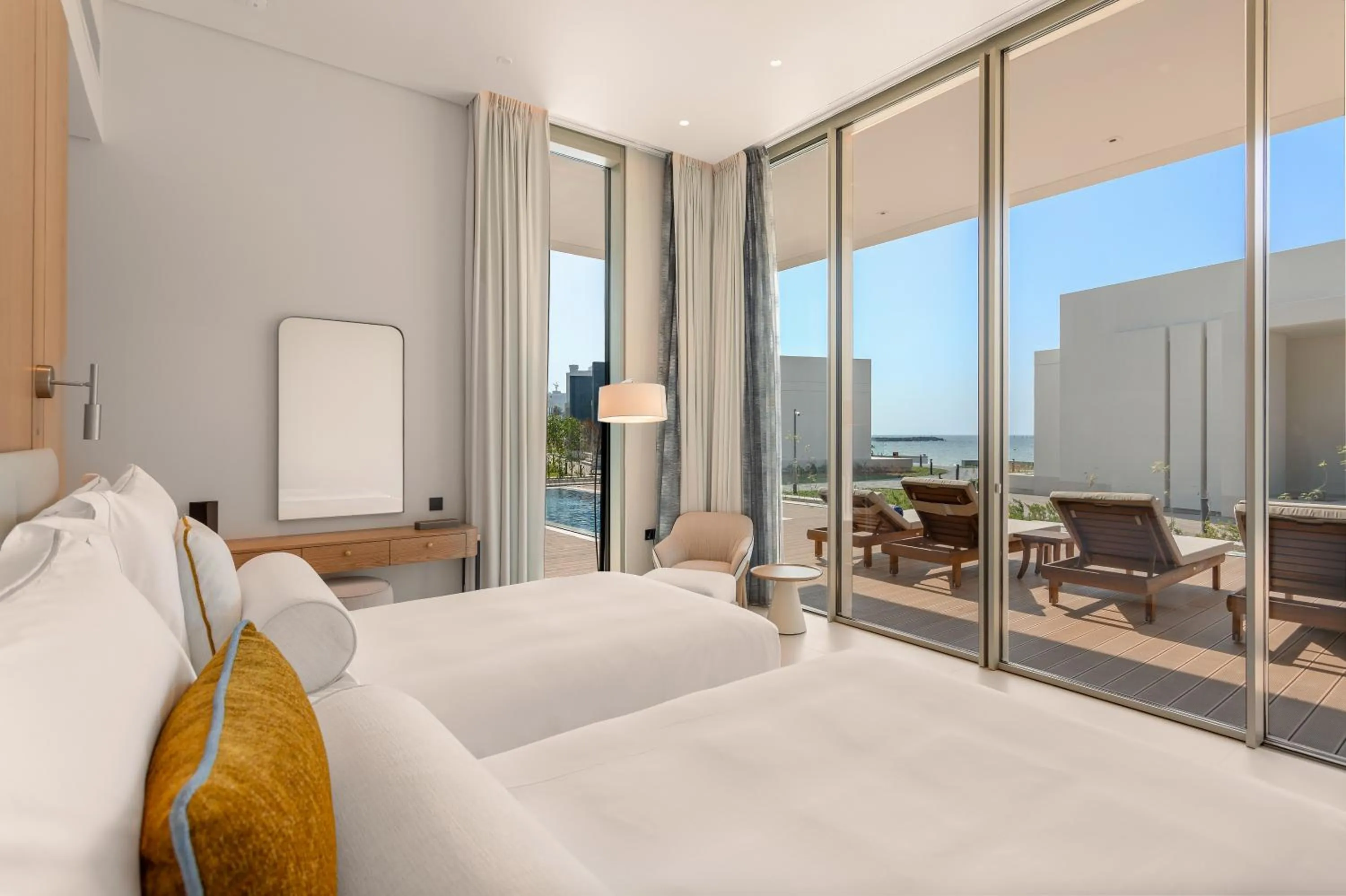 Bed in Ajman Hotel & Villas by Blazon Hotels