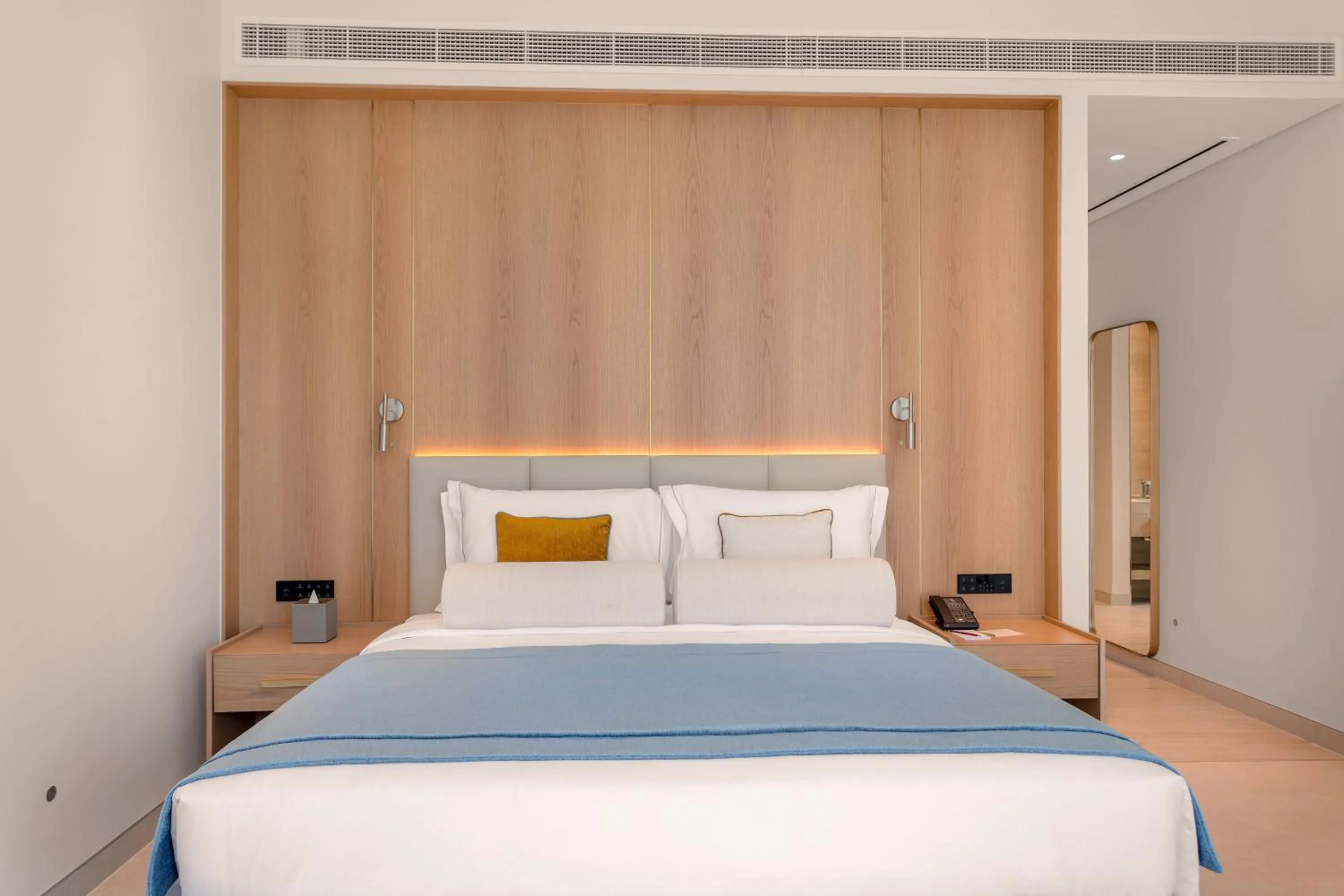 Bed in Ajman Hotel & Villas by Blazon Hotels