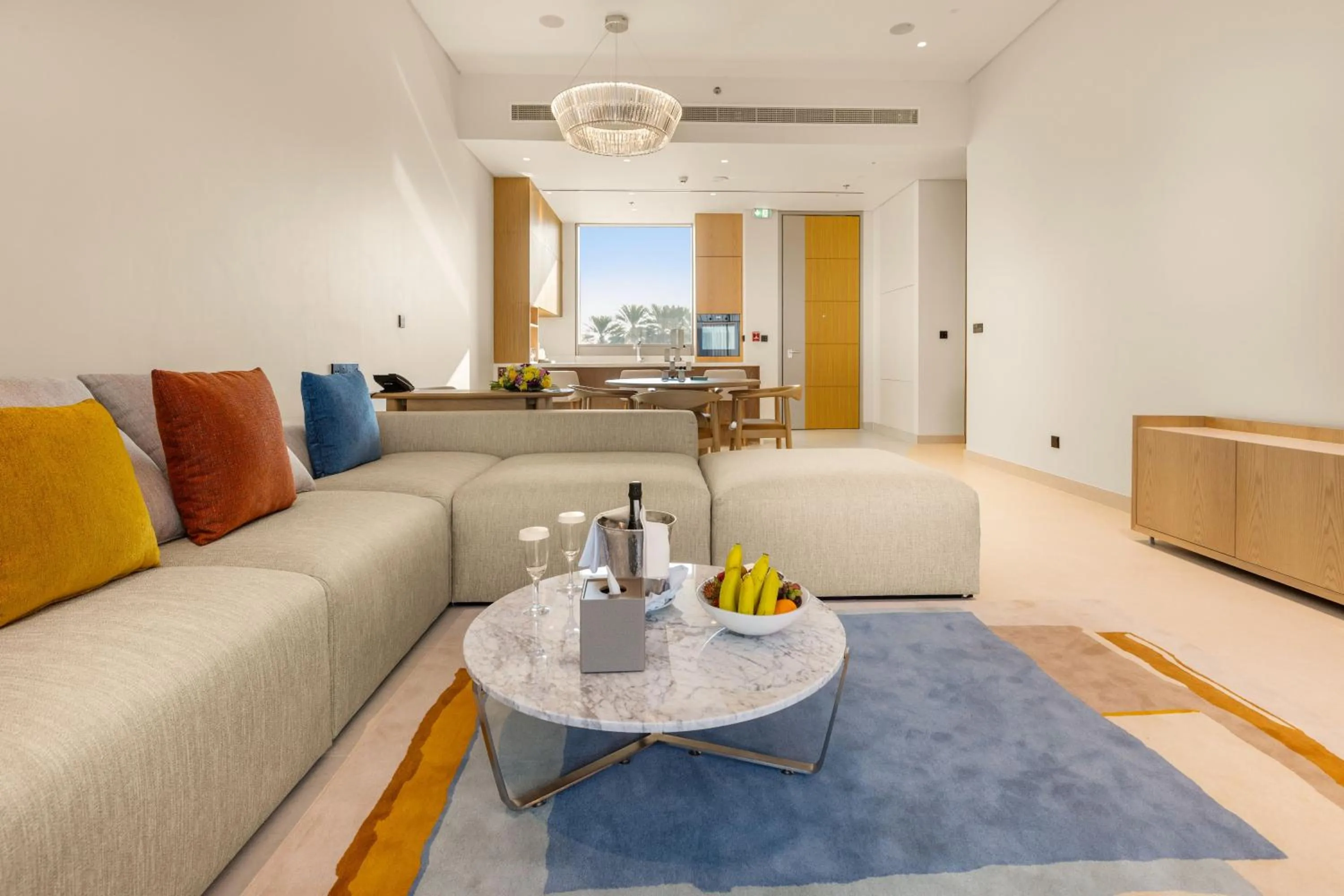 Living room in Ajman Hotel & Villas by Blazon Hotels