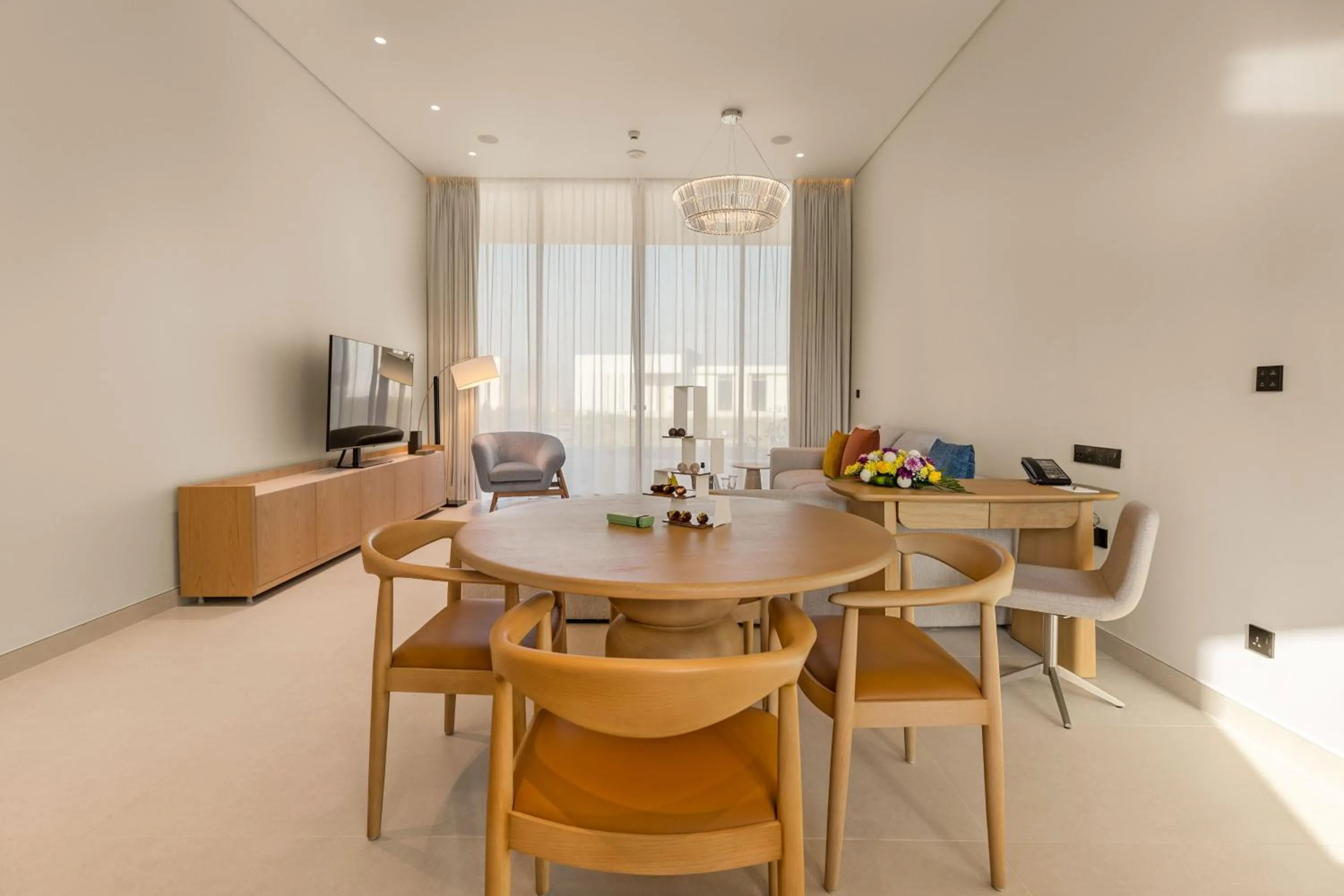 TV and multimedia in Ajman Hotel & Villas by Blazon Hotels