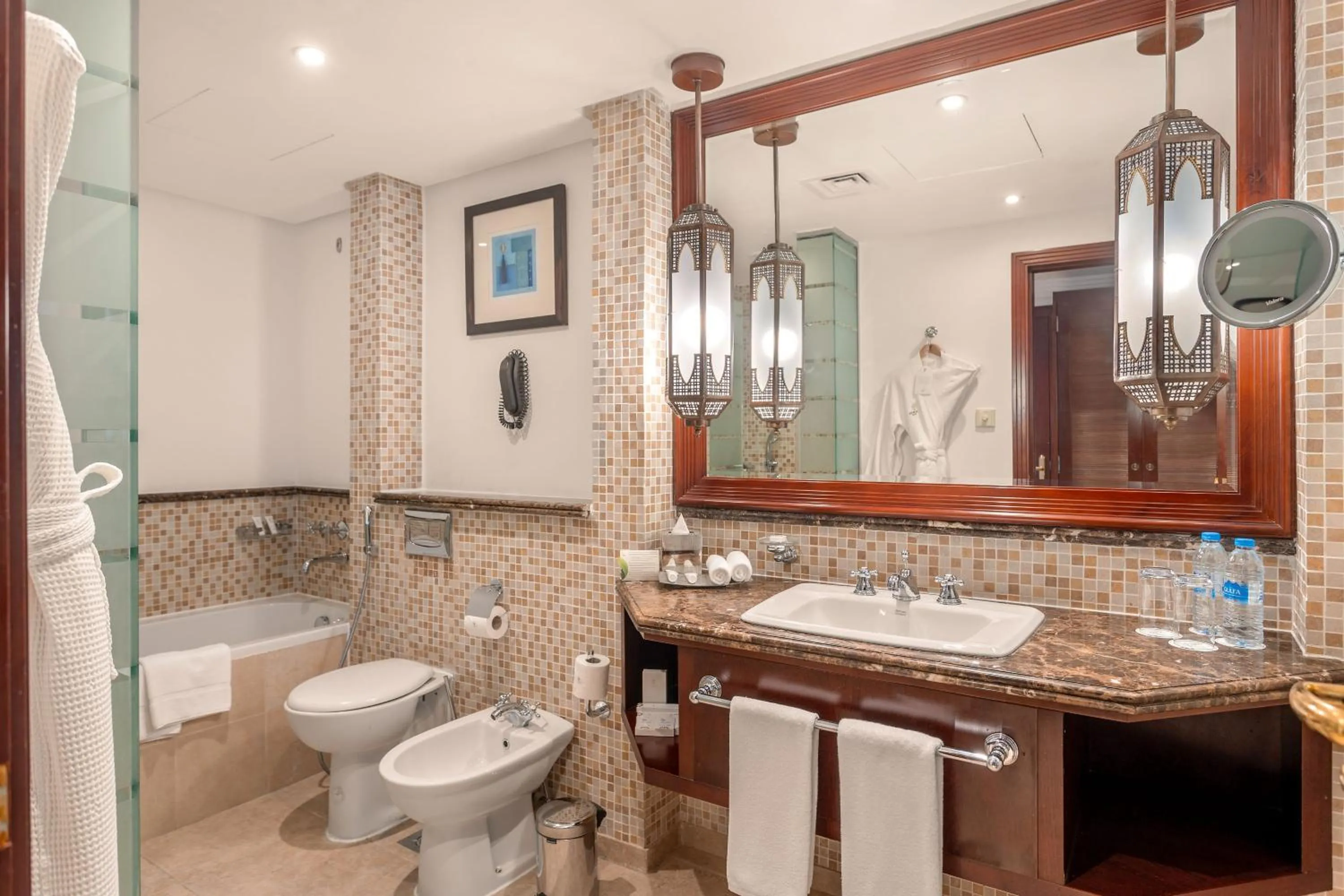 Toilet in Ajman Hotel & Villas by Blazon Hotels