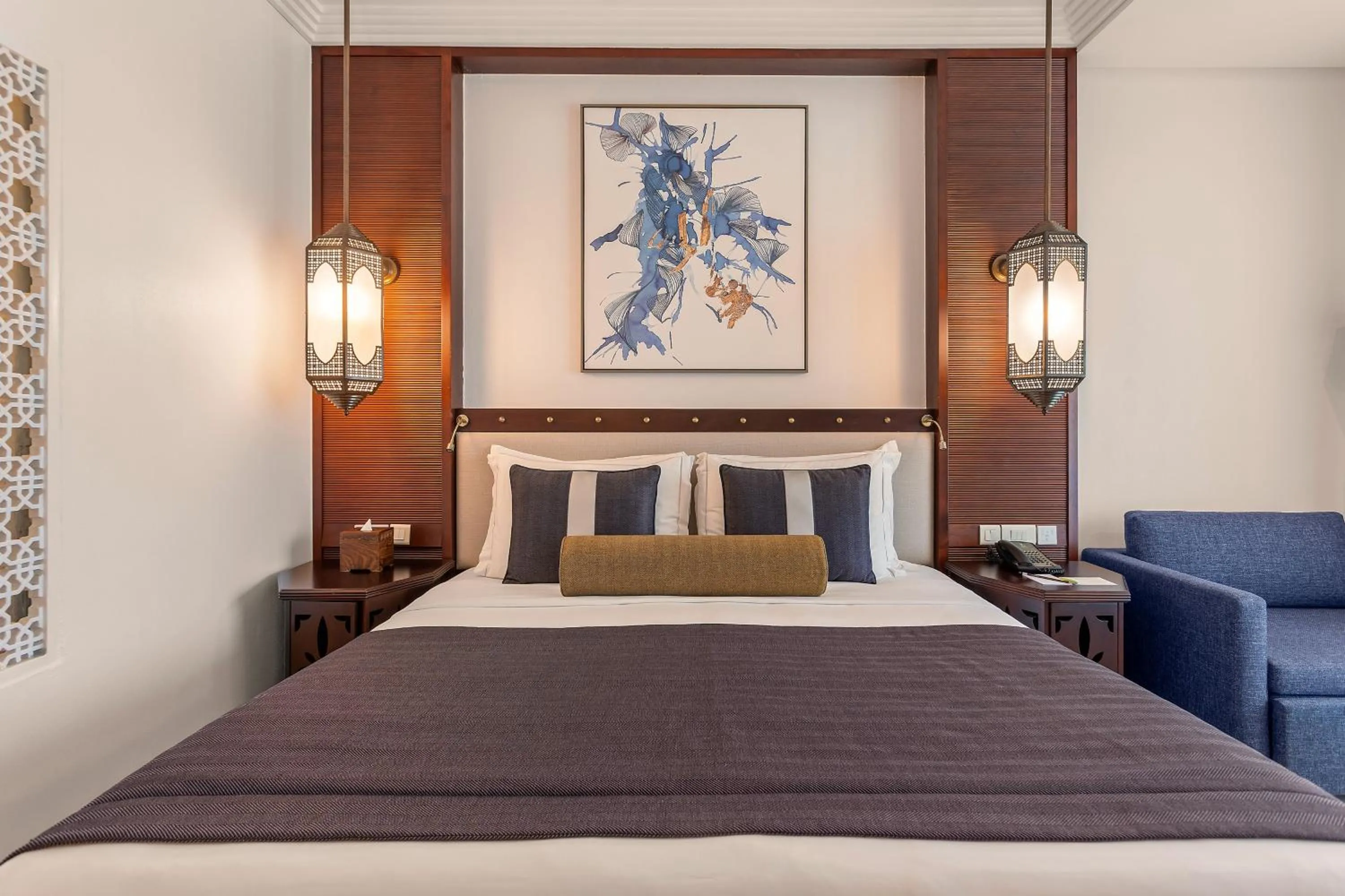 Bedroom, Bed in Ajman Hotel & Villas by Blazon Hotels